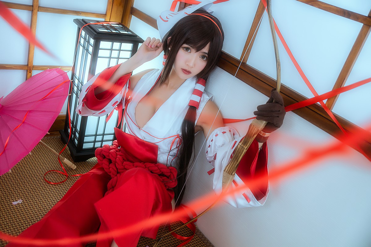 图片[11]-[Cosplay]鳗鱼霏儿 – 巫女 – COSPLAY-瞬颜部落