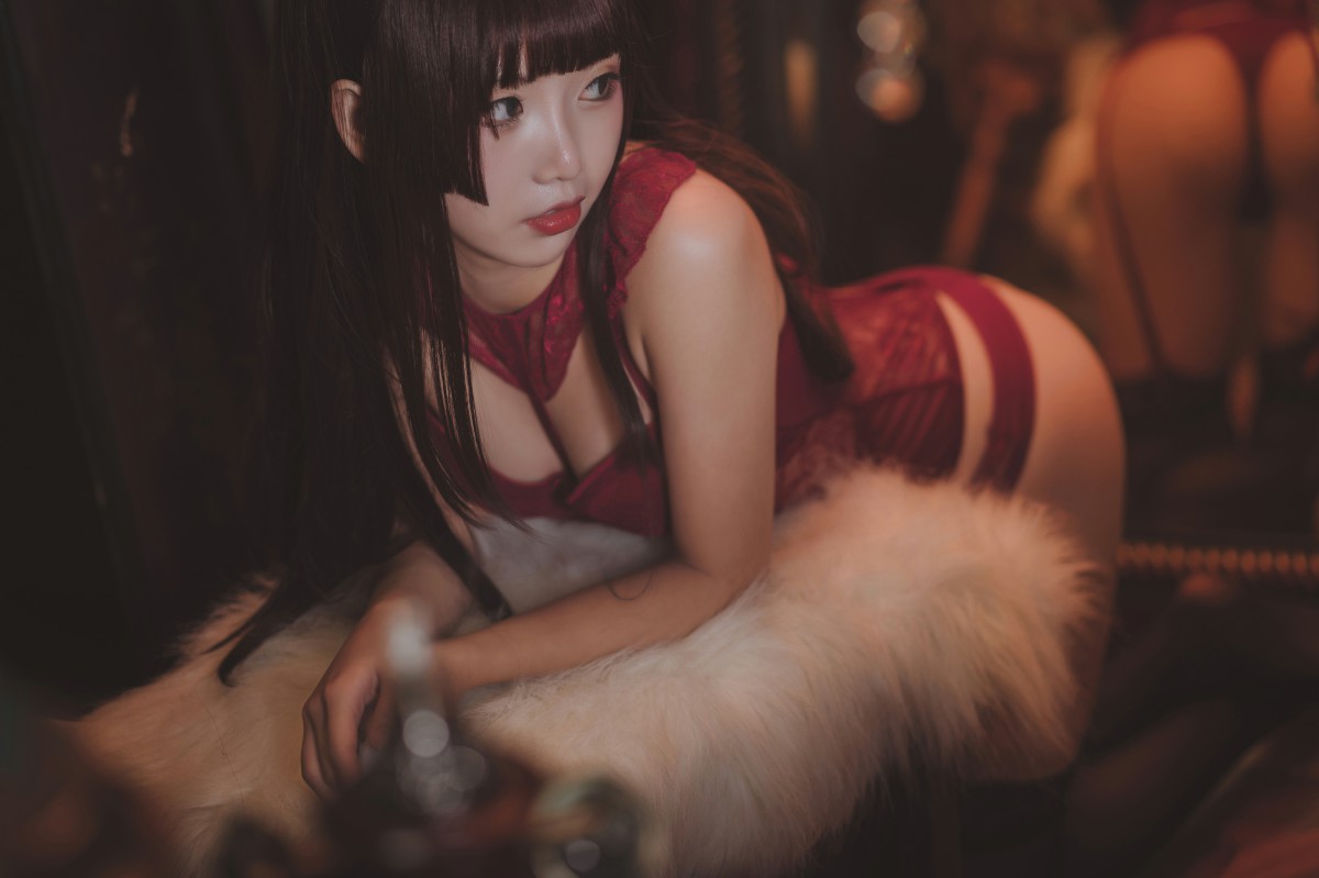 图片[12]-[Cosplay]面饼仙儿 – 脑内少女 红色束衣 – COSPLAY-瞬颜部落