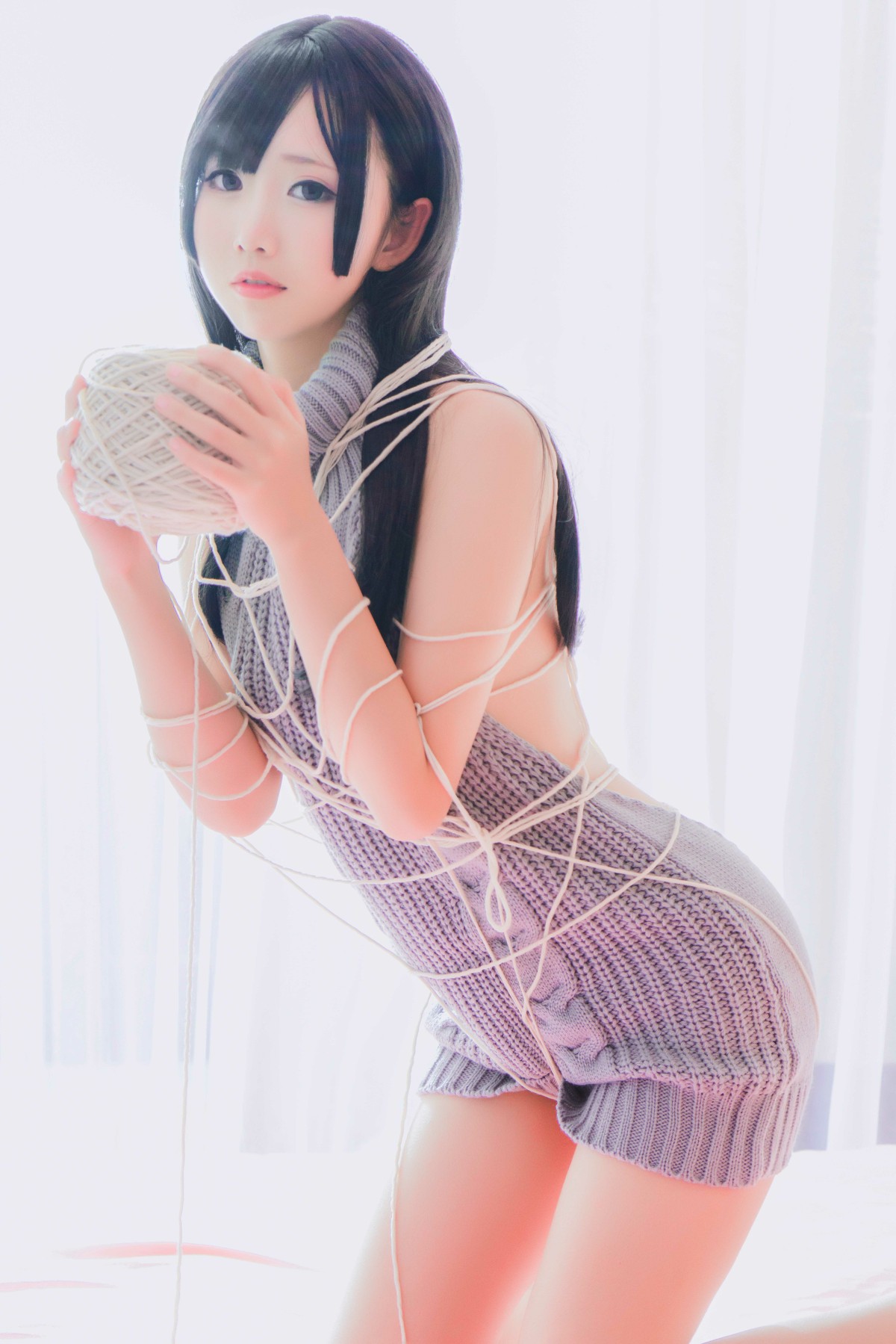 图片[4]-[Cosplay]面饼仙儿 – 露背毛衣 – COSPLAY-瞬颜部落