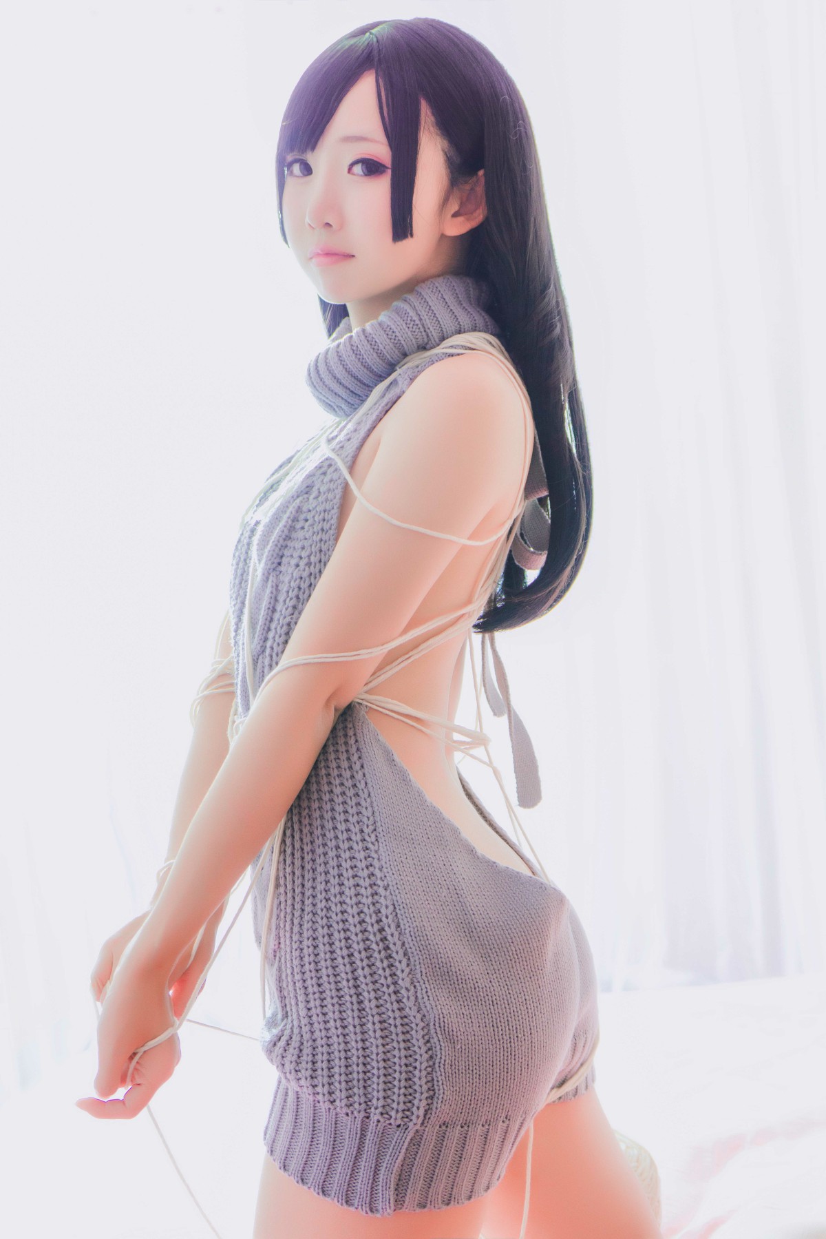 图片[37]-[Cosplay]面饼仙儿 – 露背毛衣 – COSPLAY-瞬颜部落