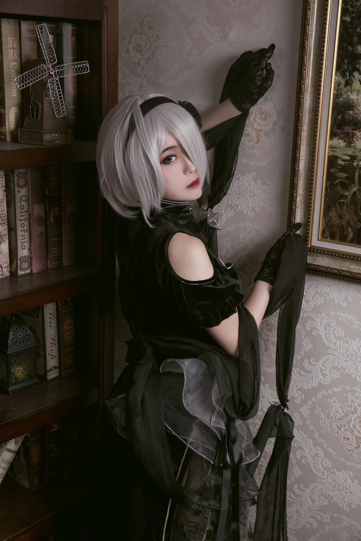 图片[14]-[Cosplay]穿旗袍的2B小姐姐 – COSPLAY-瞬颜部落
