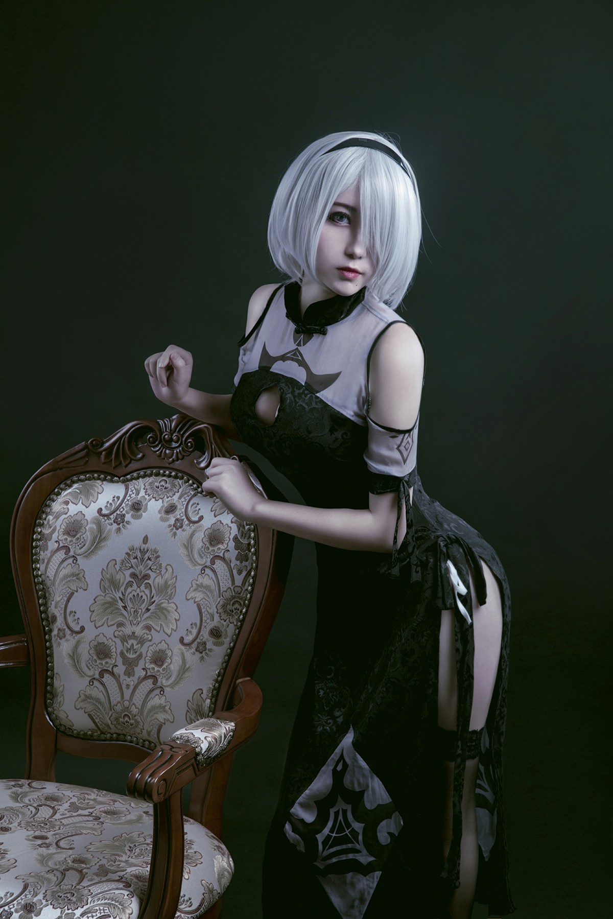 图片[15]-[Cosplay]穿旗袍的2B小姐姐 – COSPLAY-瞬颜部落