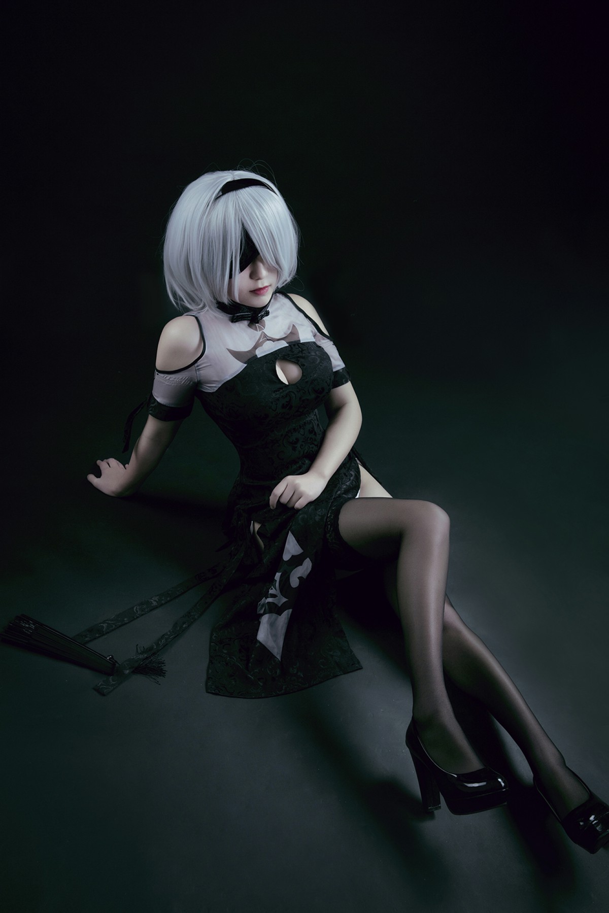 图片[18]-[Cosplay]穿旗袍的2B小姐姐 – COSPLAY-瞬颜部落