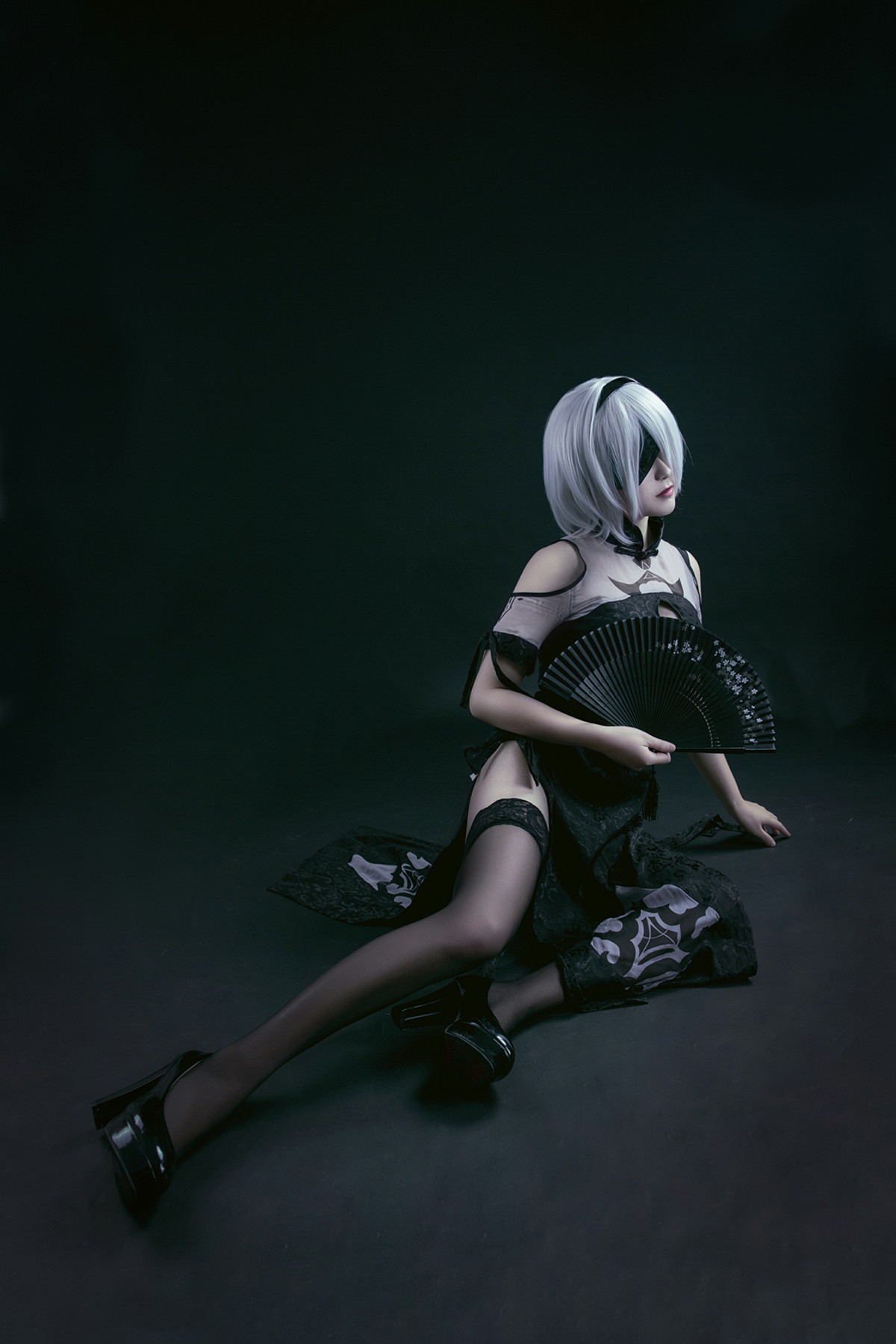 图片[17]-[Cosplay]穿旗袍的2B小姐姐 – COSPLAY-瞬颜部落