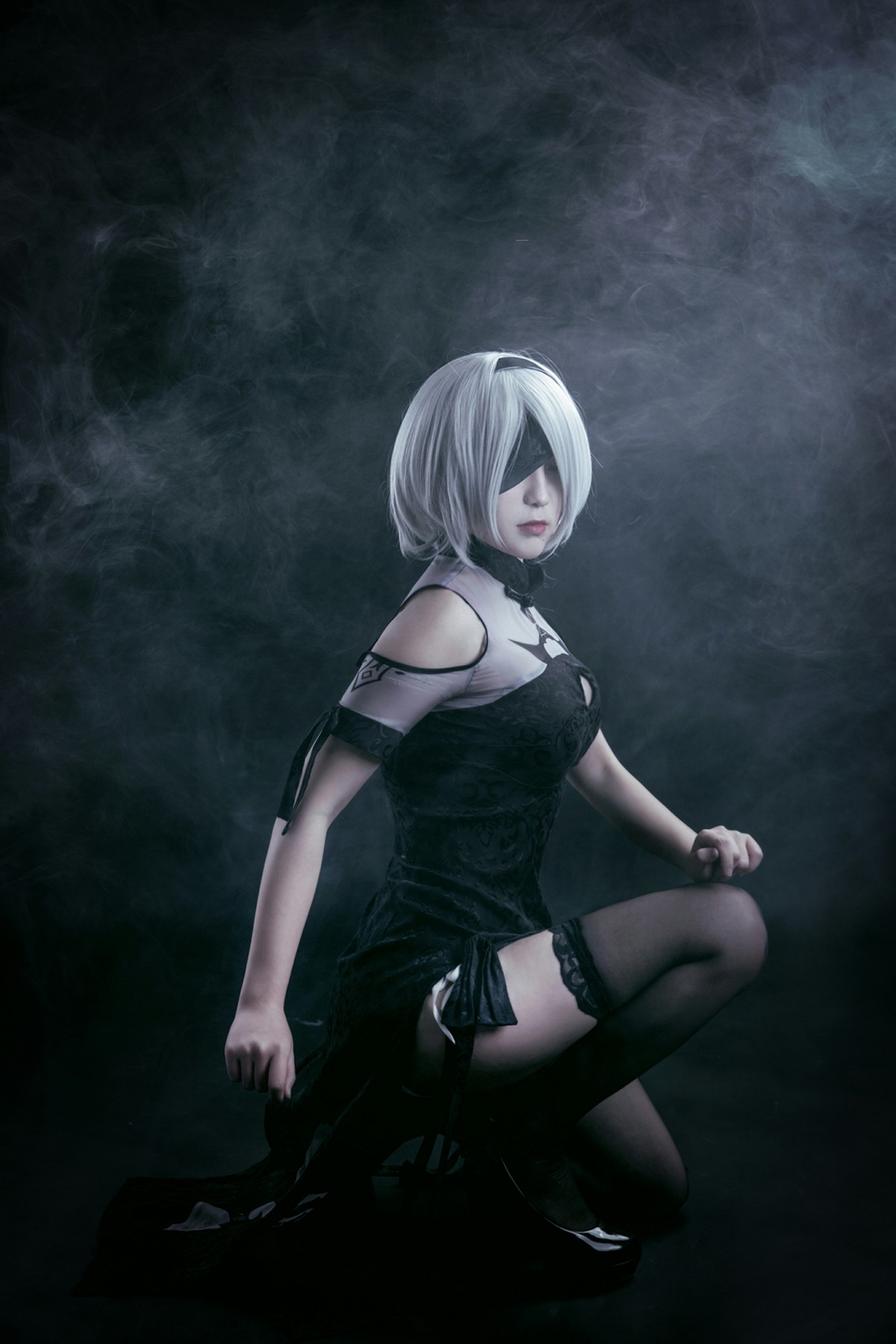 图片[21]-[Cosplay]穿旗袍的2B小姐姐 – COSPLAY-瞬颜部落