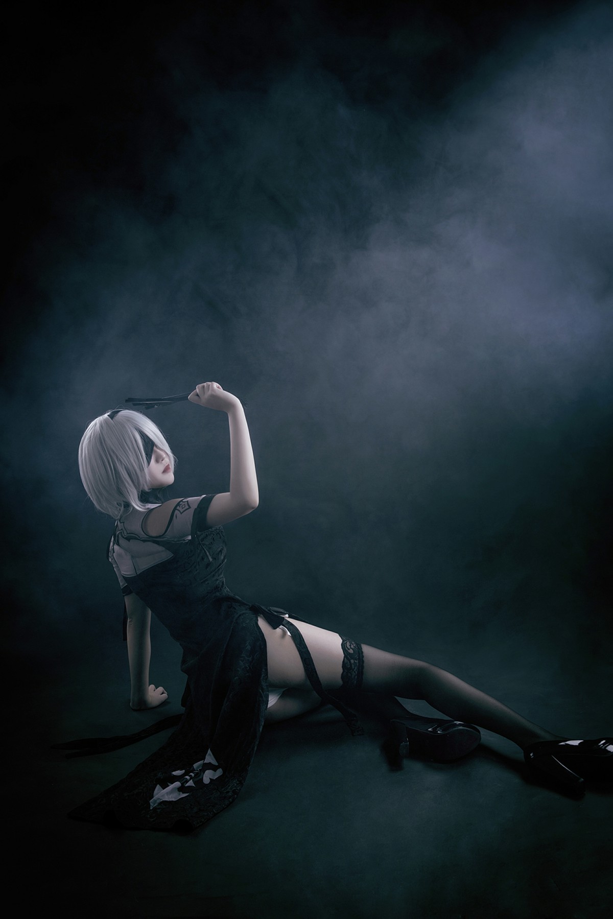 图片[22]-[Cosplay]穿旗袍的2B小姐姐 – COSPLAY-瞬颜部落