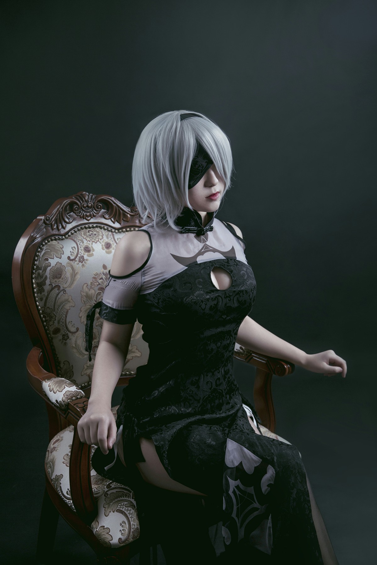 图片[26]-[Cosplay]穿旗袍的2B小姐姐 – COSPLAY-瞬颜部落