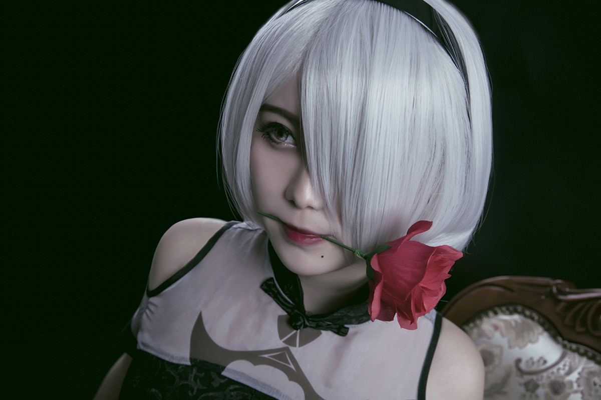 图片[29]-[Cosplay]穿旗袍的2B小姐姐 – COSPLAY-瞬颜部落