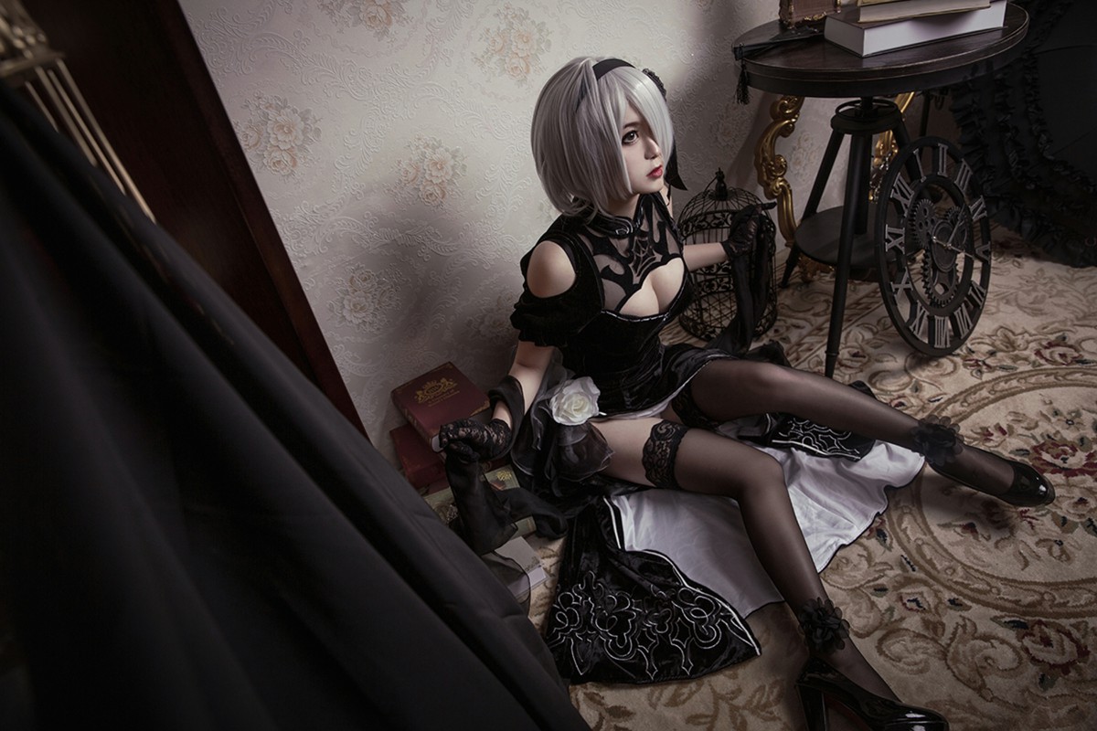 图片[42]-[Cosplay]穿旗袍的2B小姐姐 – COSPLAY-瞬颜部落