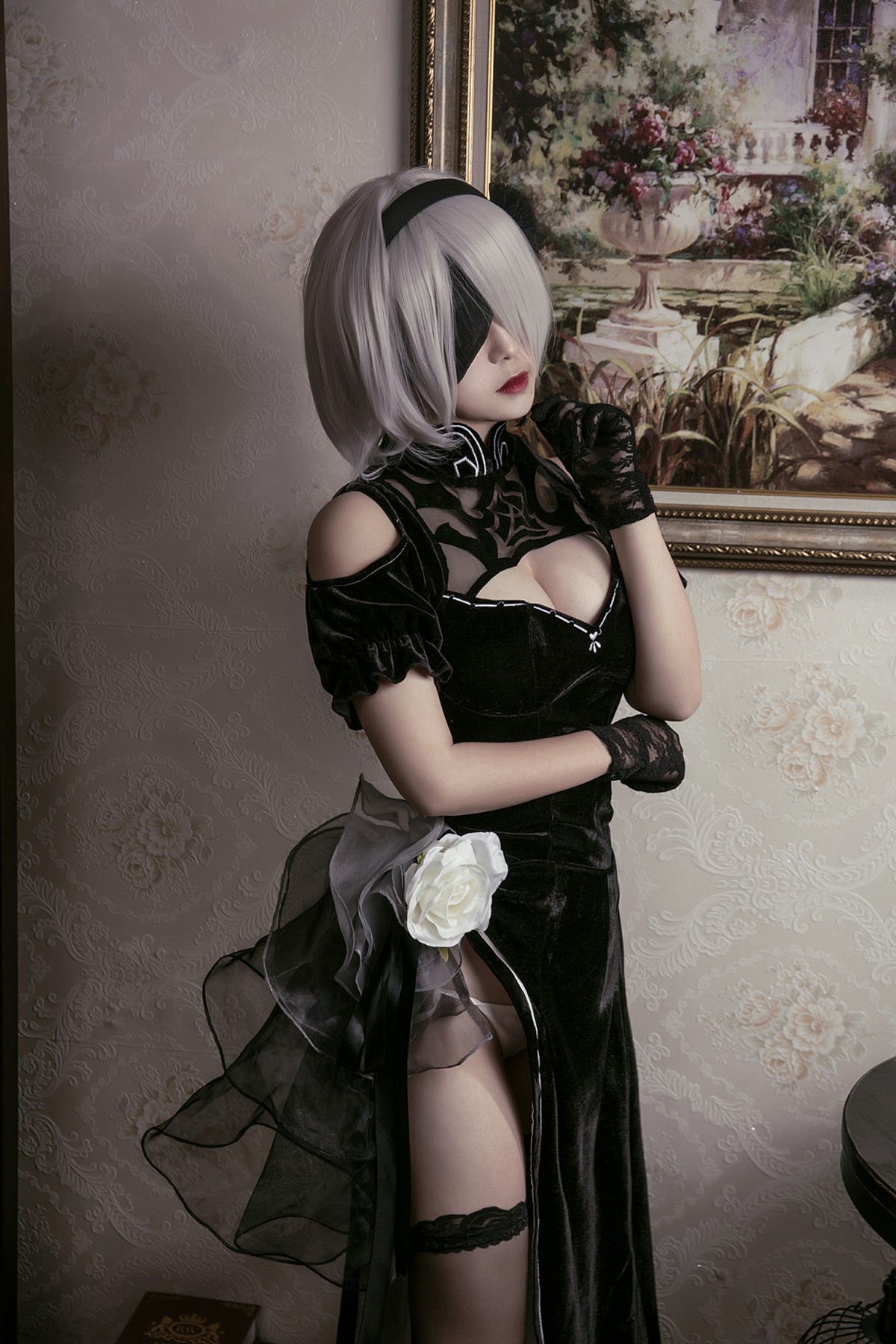 图片[45]-[Cosplay]穿旗袍的2B小姐姐 – COSPLAY-瞬颜部落