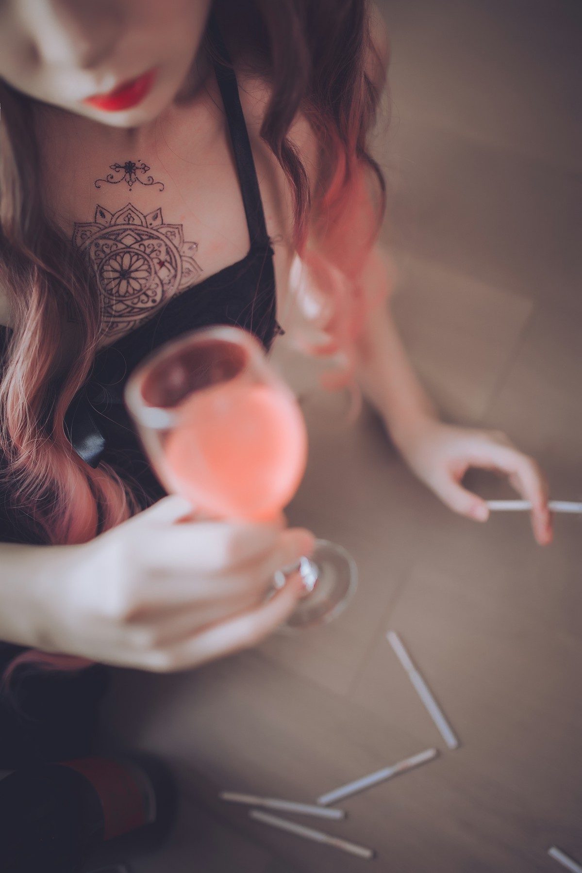 图片[21]-疯猫ss -黑色吊带袜 – COSPLAY-瞬颜部落