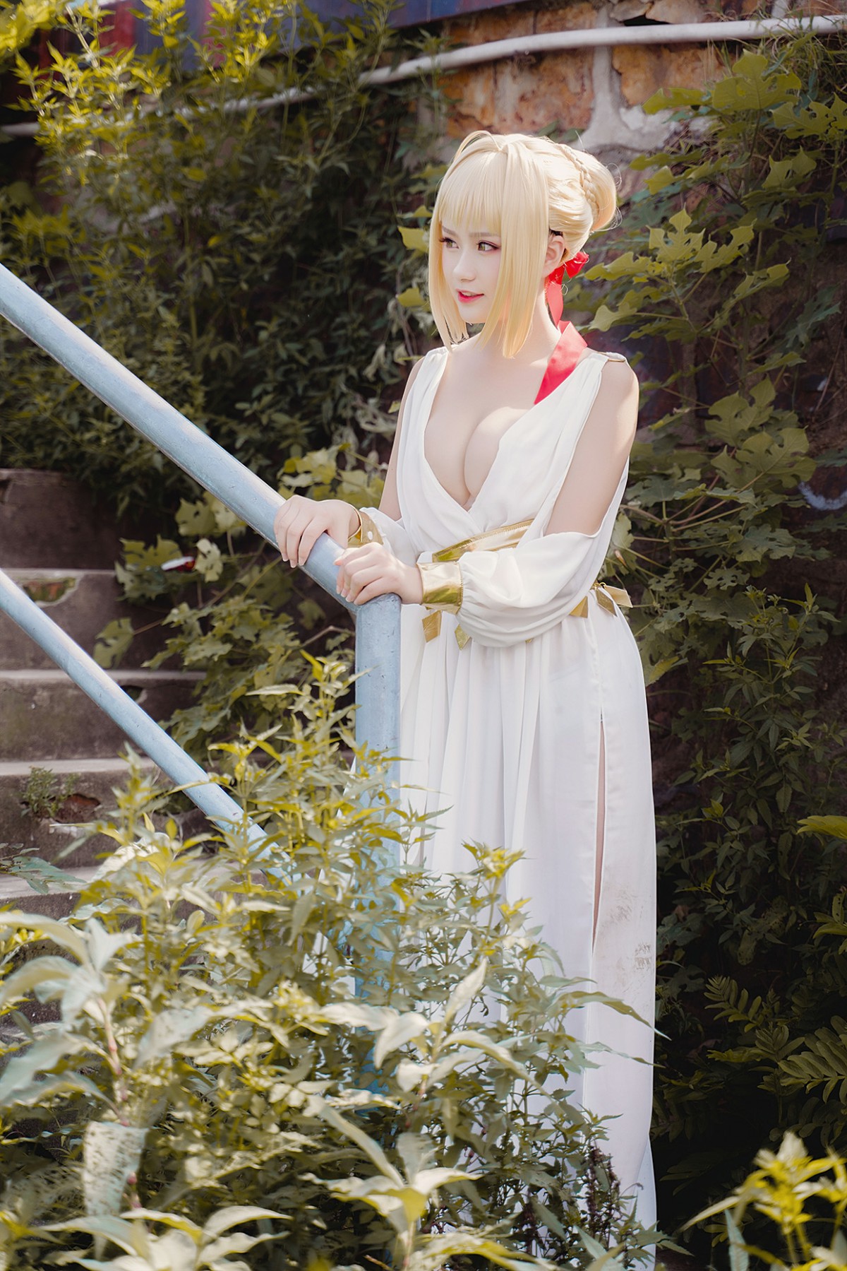 图片[9]-甜美女神 白裙飘逸难以抵挡的诱惑 – COSPLAY-瞬颜部落