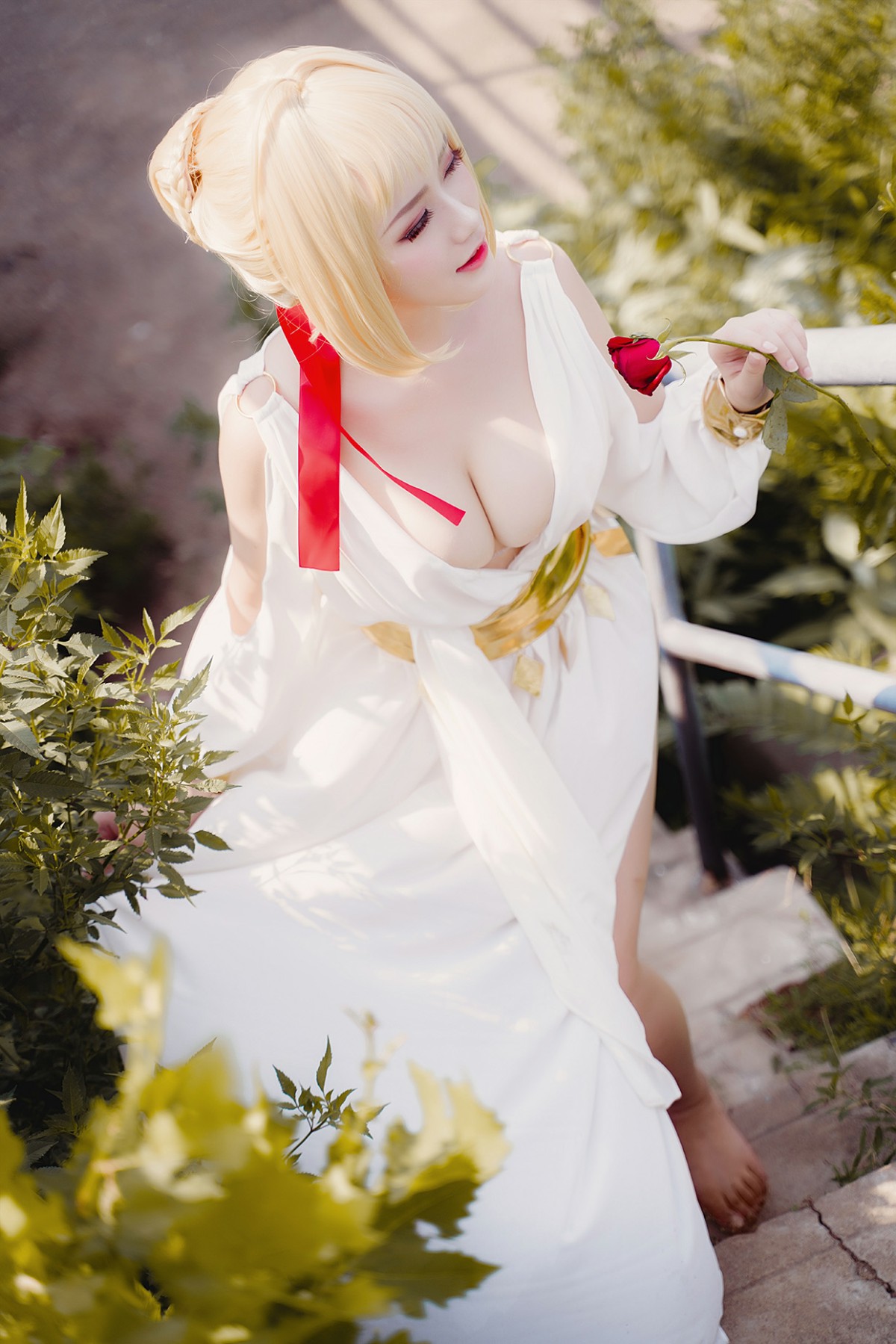 图片[10]-甜美女神 白裙飘逸难以抵挡的诱惑 – COSPLAY-瞬颜部落