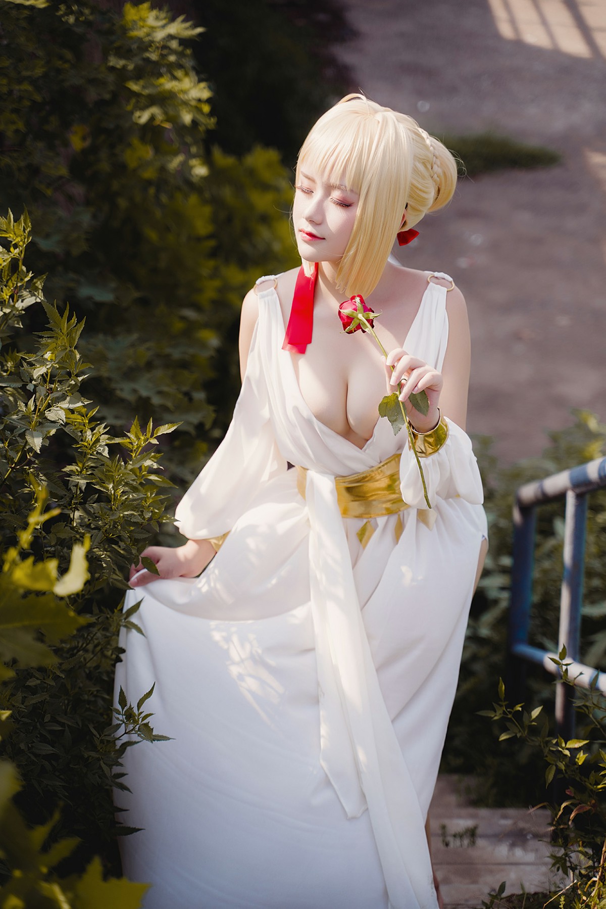 图片[11]-甜美女神 白裙飘逸难以抵挡的诱惑 – COSPLAY-瞬颜部落