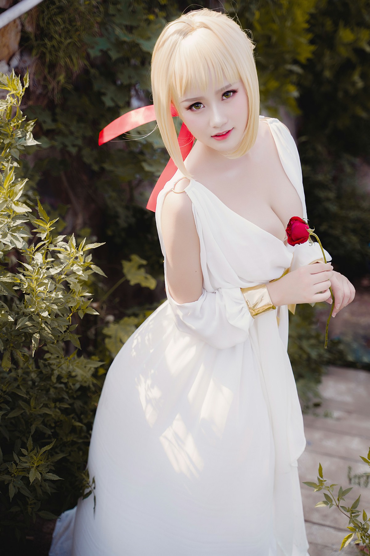 图片[14]-甜美女神 白裙飘逸难以抵挡的诱惑 – COSPLAY-瞬颜部落