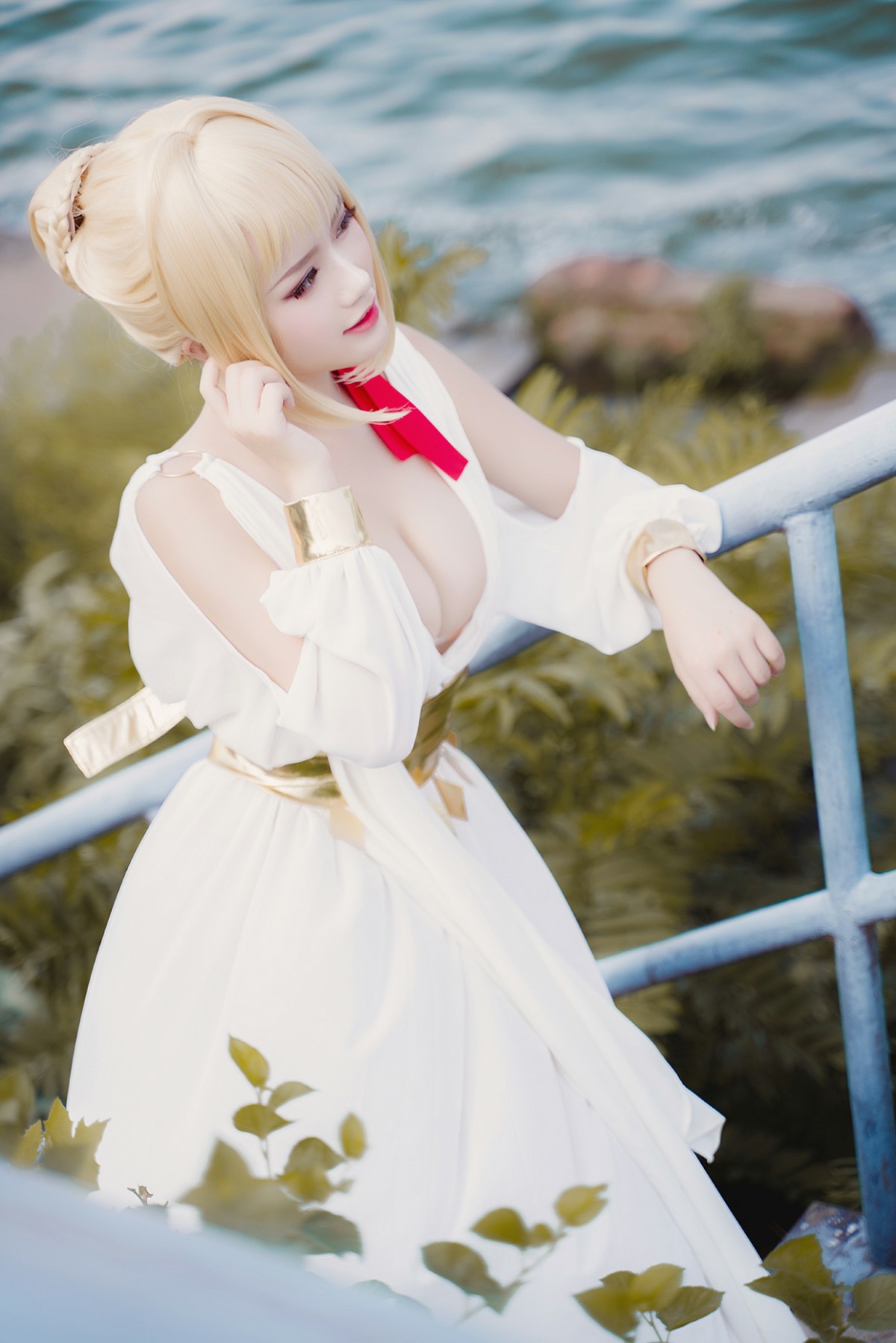 图片[16]-甜美女神 白裙飘逸难以抵挡的诱惑 – COSPLAY-瞬颜部落