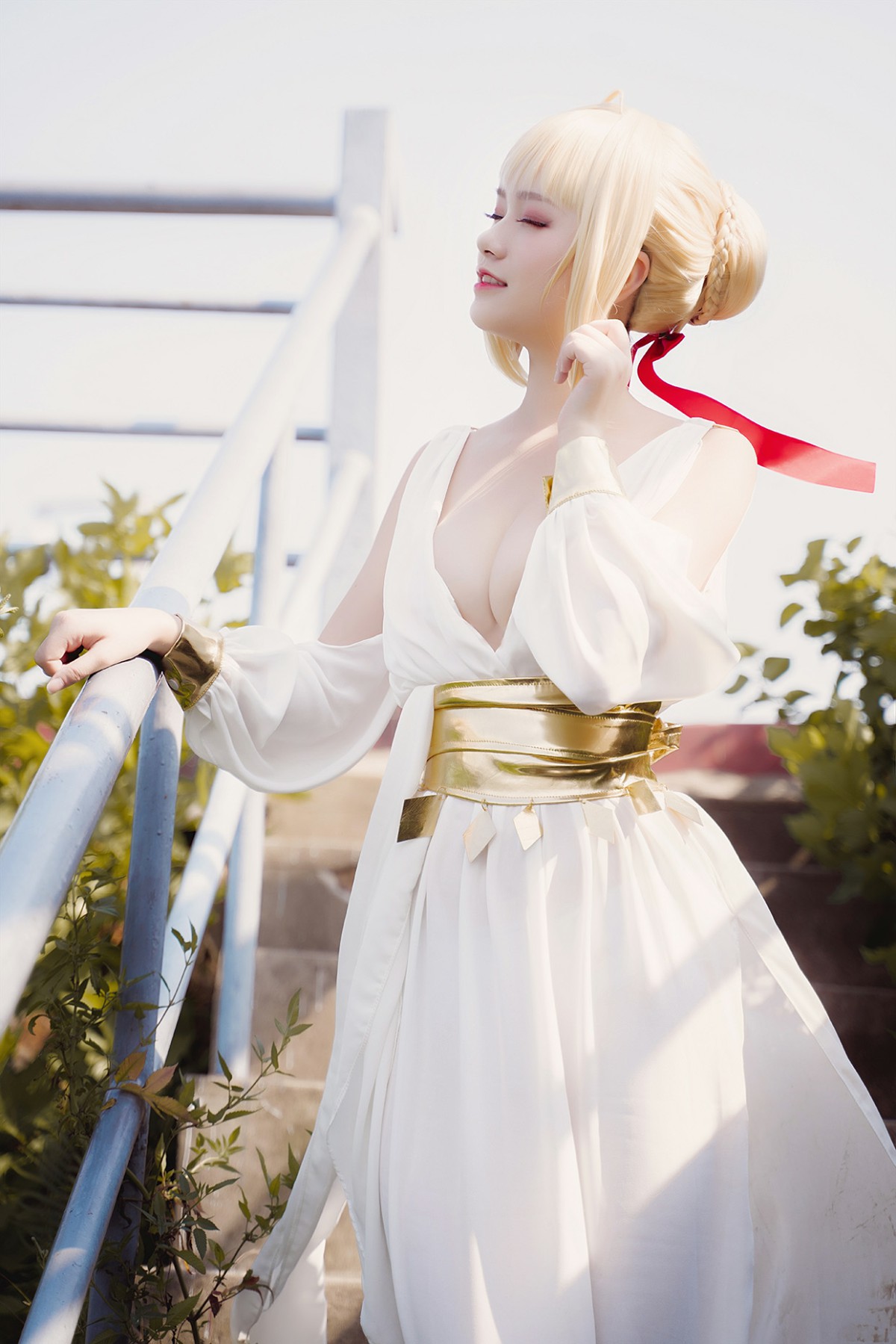 图片[19]-甜美女神 白裙飘逸难以抵挡的诱惑 – COSPLAY-瞬颜部落