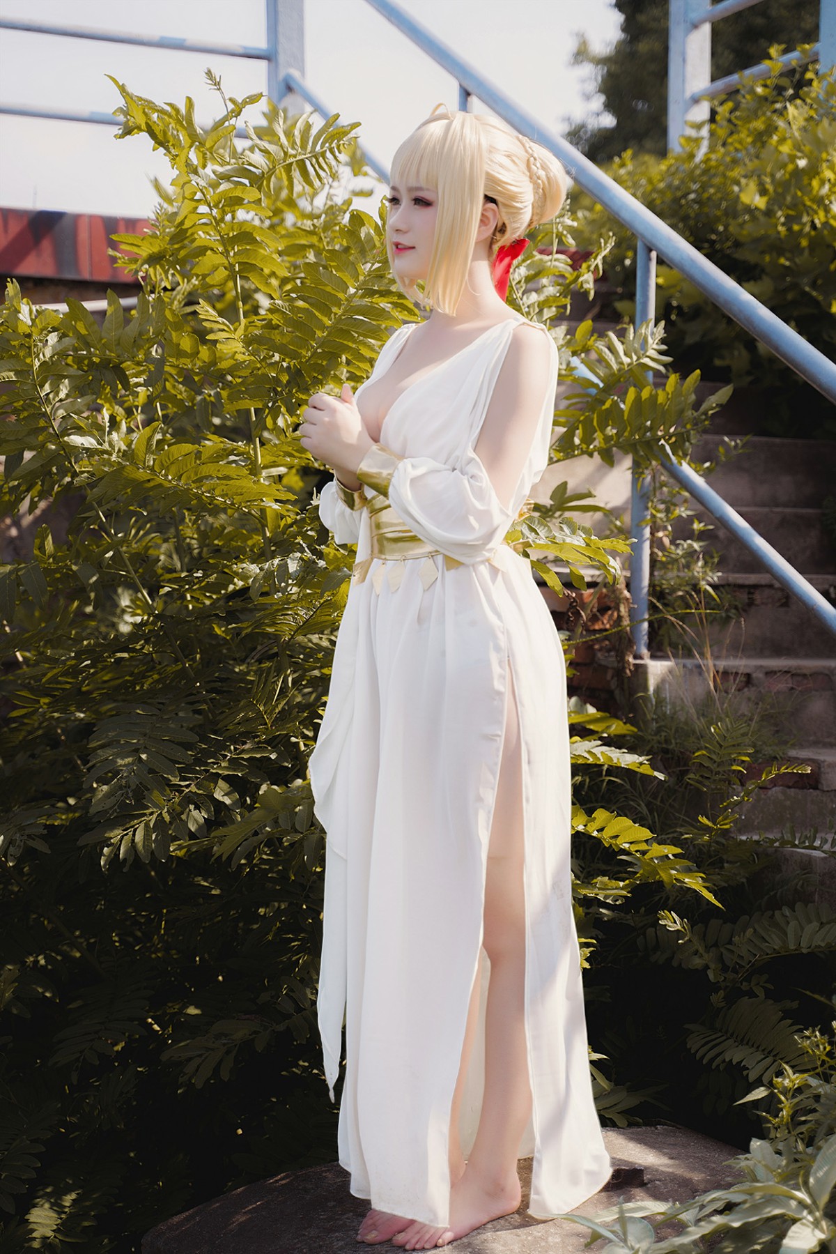 图片[20]-甜美女神 白裙飘逸难以抵挡的诱惑 – COSPLAY-瞬颜部落