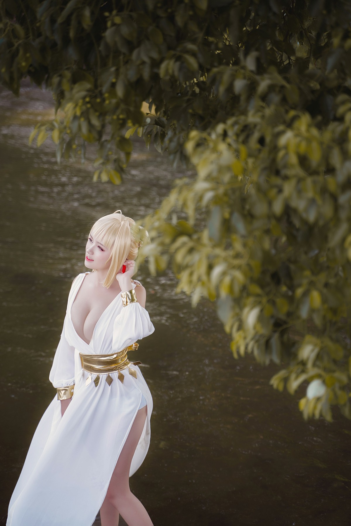 图片[22]-甜美女神 白裙飘逸难以抵挡的诱惑 – COSPLAY-瞬颜部落