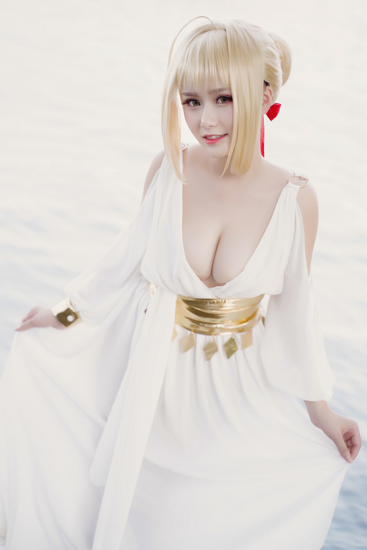 图片[24]-甜美女神 白裙飘逸难以抵挡的诱惑 – COSPLAY-瞬颜部落