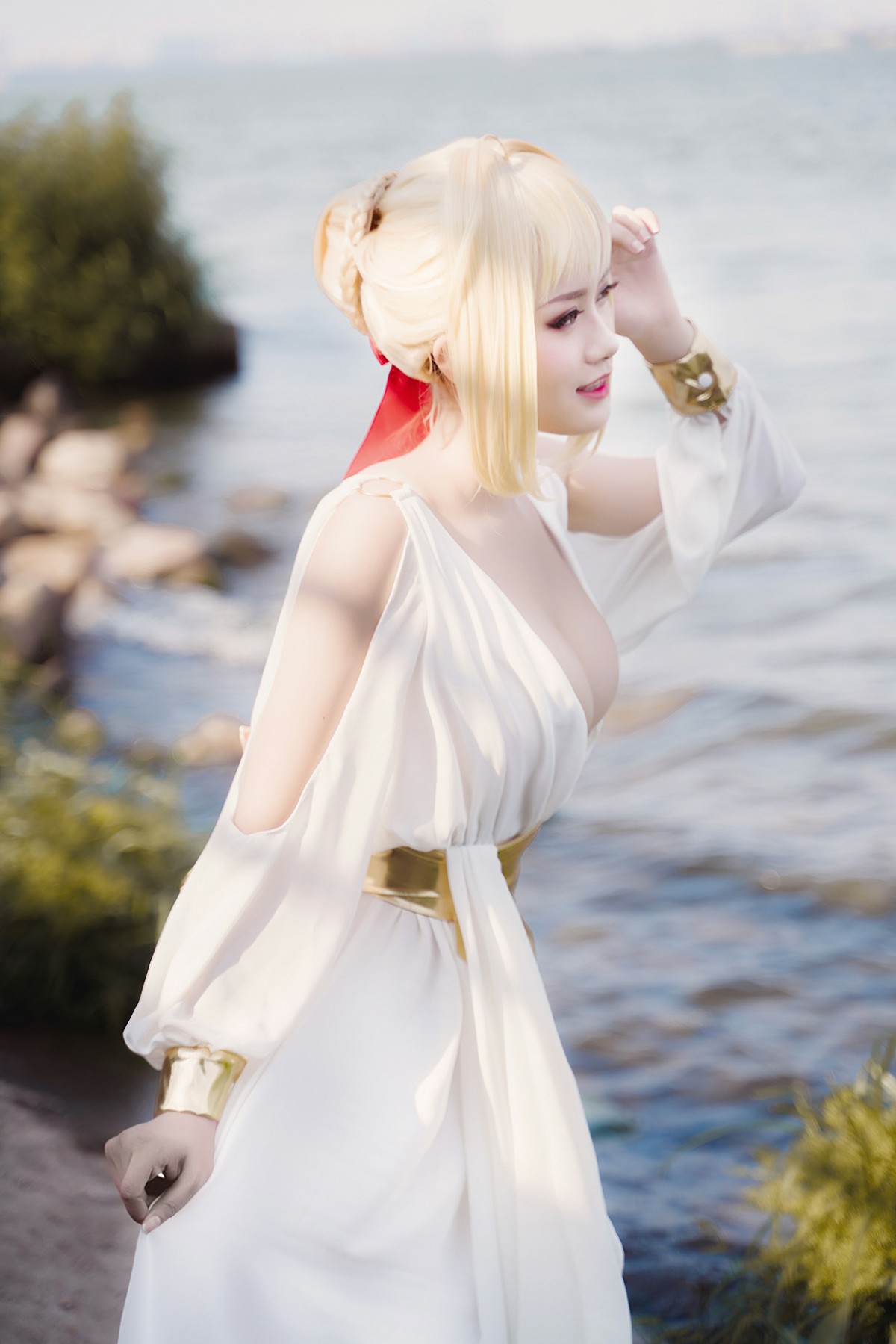 图片[27]-甜美女神 白裙飘逸难以抵挡的诱惑 – COSPLAY-瞬颜部落