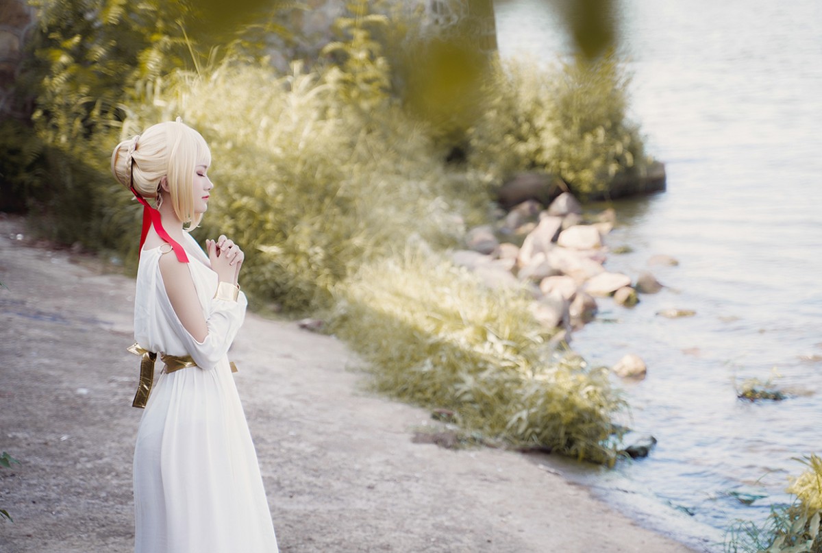 图片[28]-甜美女神 白裙飘逸难以抵挡的诱惑 – COSPLAY-瞬颜部落