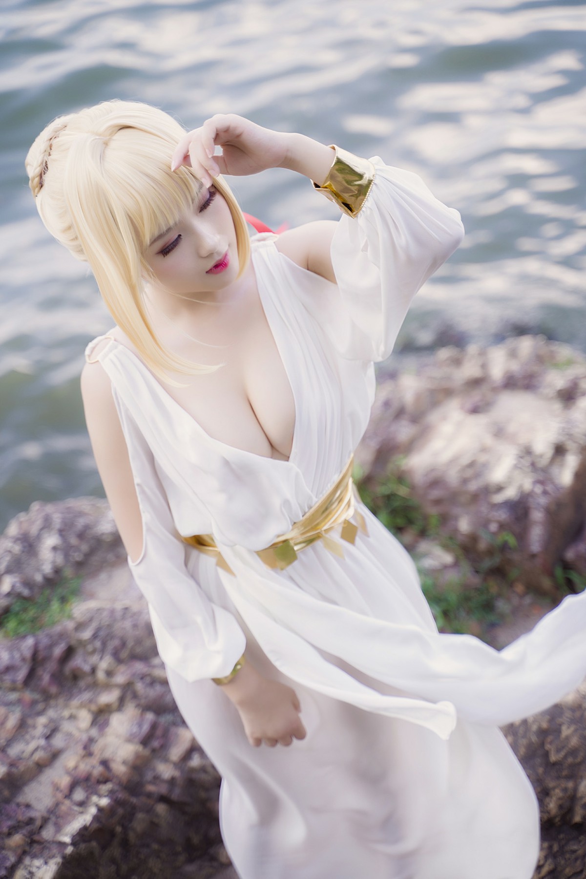 图片[30]-甜美女神 白裙飘逸难以抵挡的诱惑 – COSPLAY-瞬颜部落