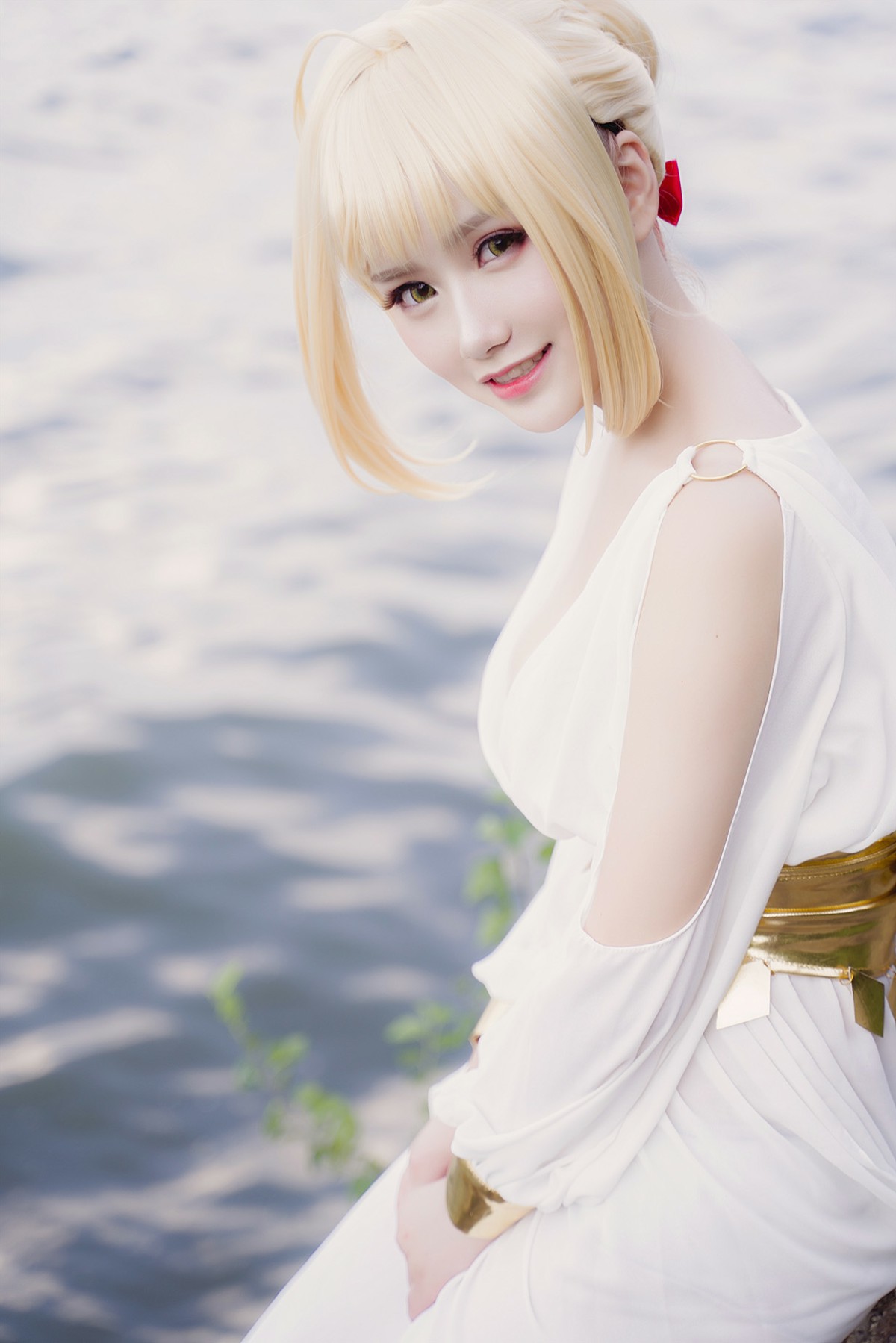 图片[34]-甜美女神 白裙飘逸难以抵挡的诱惑 – COSPLAY-瞬颜部落