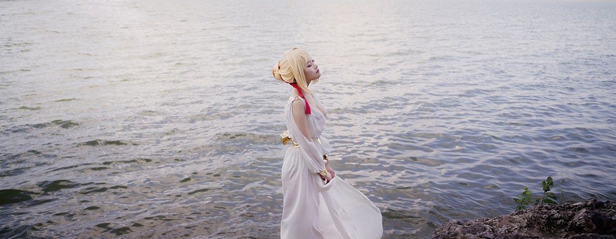 图片[37]-甜美女神 白裙飘逸难以抵挡的诱惑 – COSPLAY-瞬颜部落