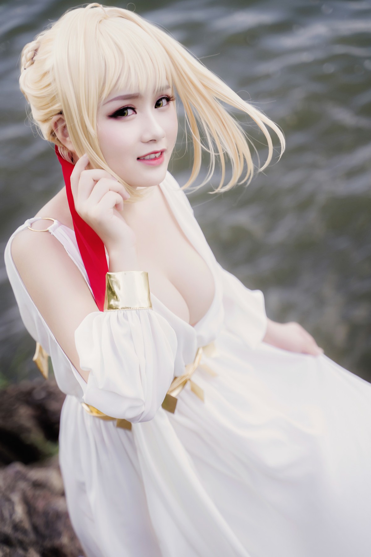图片[38]-甜美女神 白裙飘逸难以抵挡的诱惑 – COSPLAY-瞬颜部落