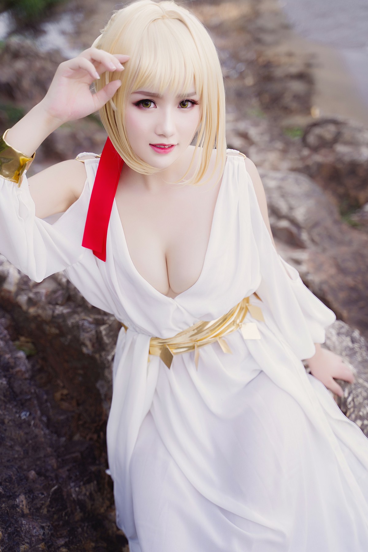 图片[39]-甜美女神 白裙飘逸难以抵挡的诱惑 – COSPLAY-瞬颜部落