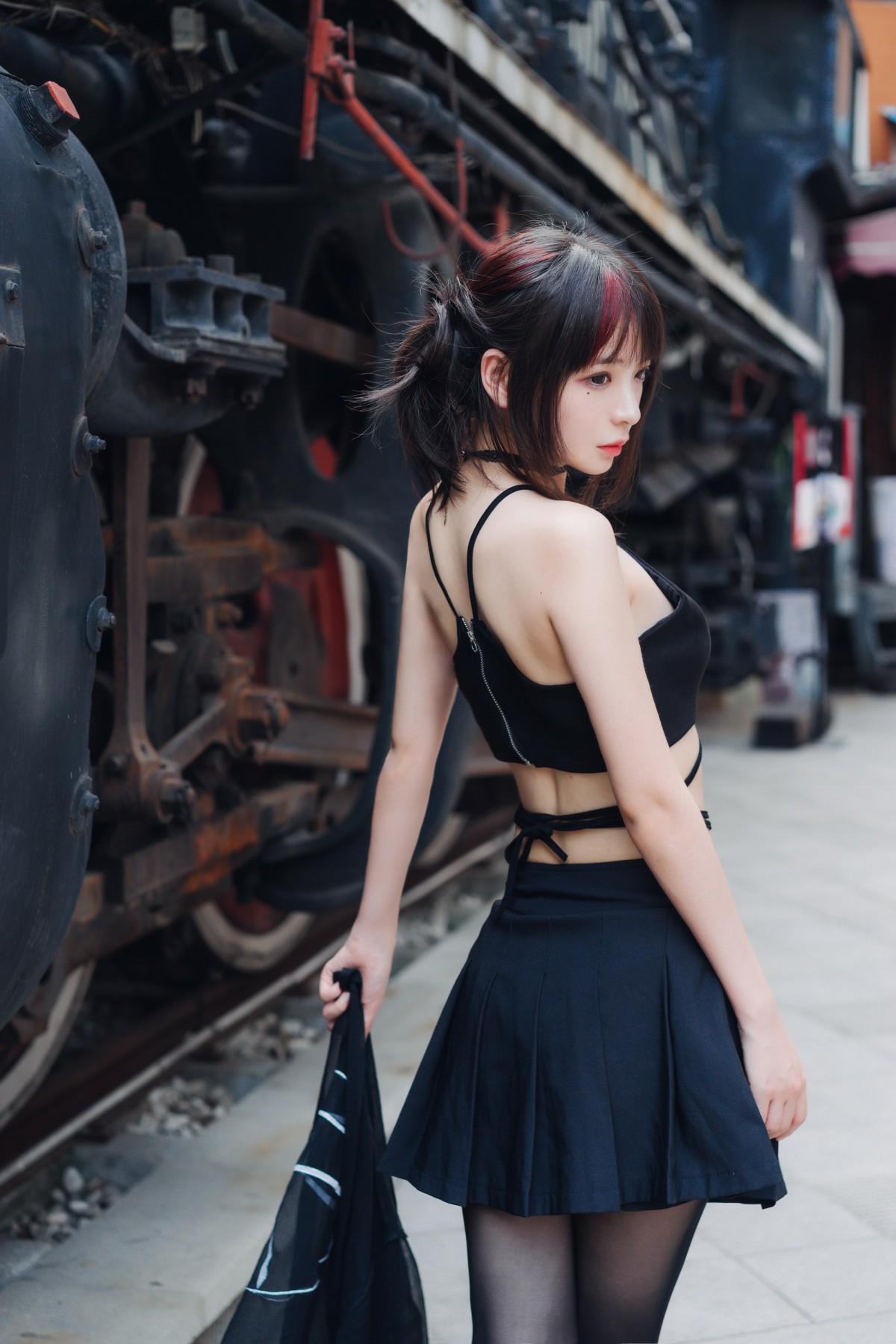 图片[2]-疯猫ss – 黑丝复古 – COSPLAY-瞬颜部落