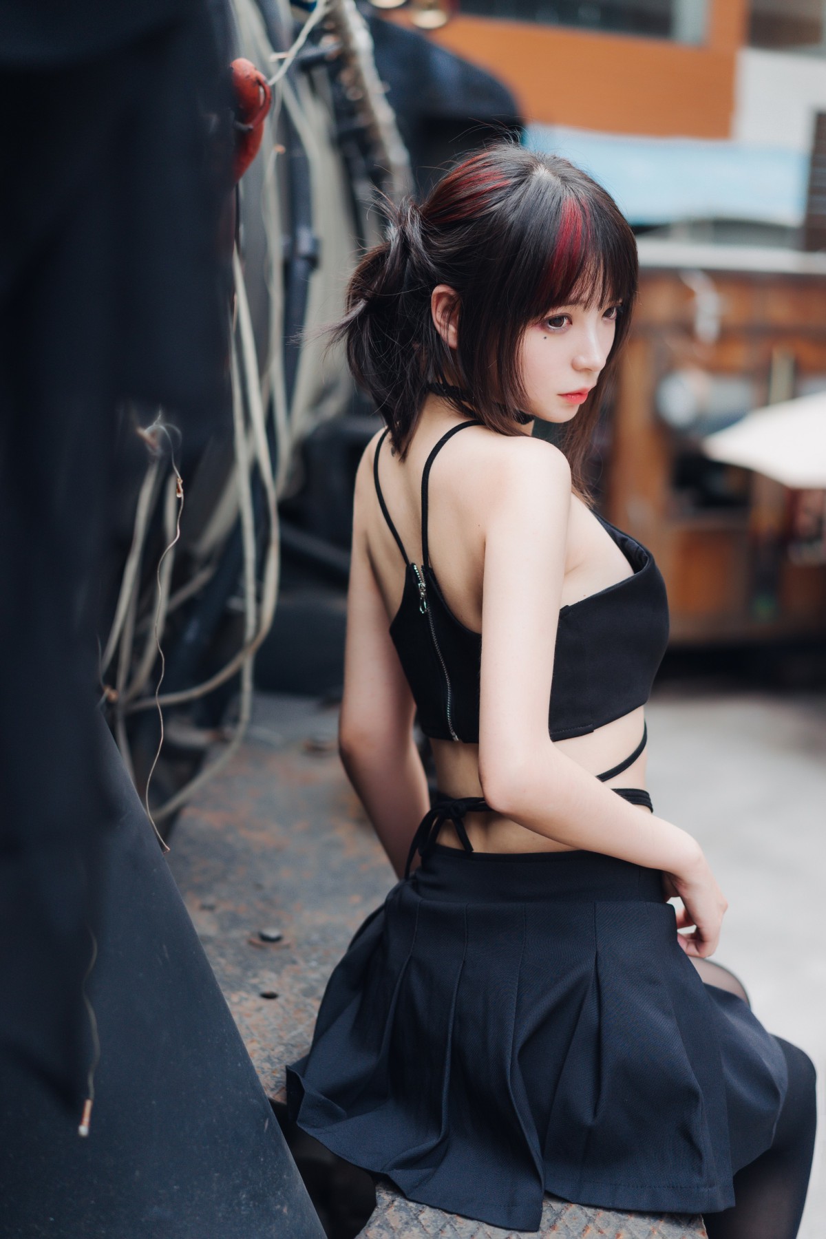 图片[4]-疯猫ss – 黑丝复古 – COSPLAY-瞬颜部落