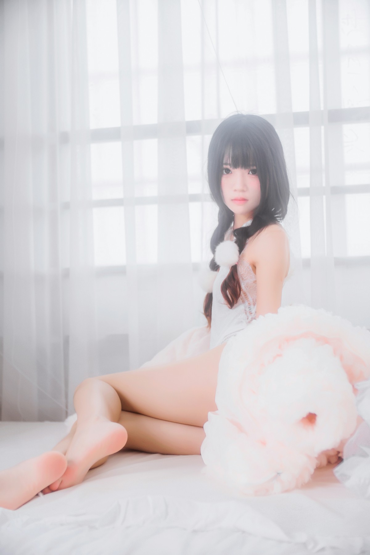 萝莉风COS 桜桃喵 – 纯白私房 – COSPLAY-瞬颜部落