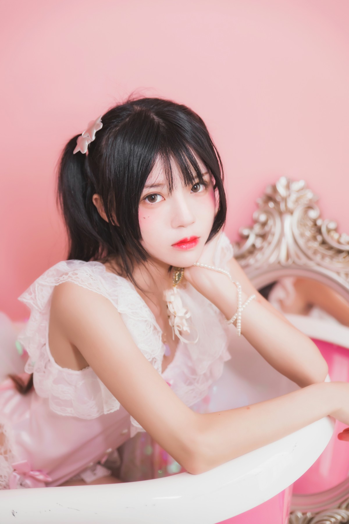 图片[22]-萝莉风COS 桜桃喵 –粉色浴缸 – COSPLAY-瞬颜部落