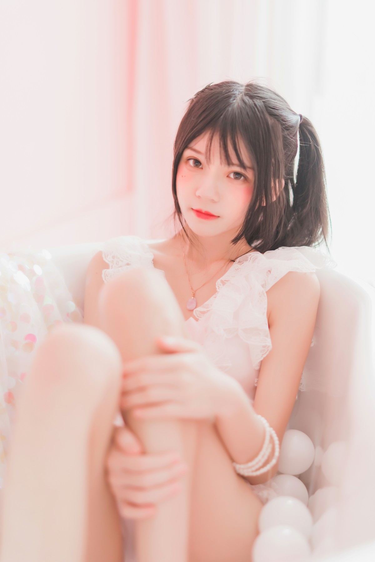 图片[33]-萝莉风COS 桜桃喵 –粉色浴缸 – COSPLAY-瞬颜部落