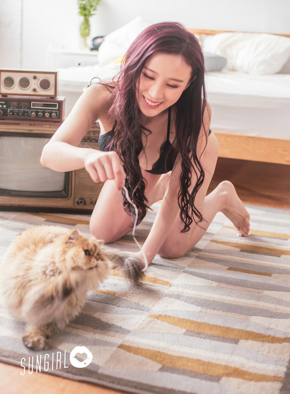 [SUNGIRL阳光宝贝]NO.009 黑色诱惑！蔓蔓宠爱你写真 黄蔓蔓Irenea – COSPLAY-瞬颜部落