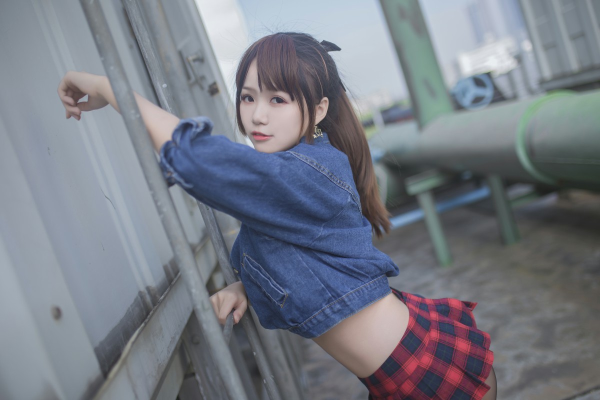 图片[2]-性感人气COSER Yoko宅夏Cos – 红色格子 – COSPLAY-瞬颜部落