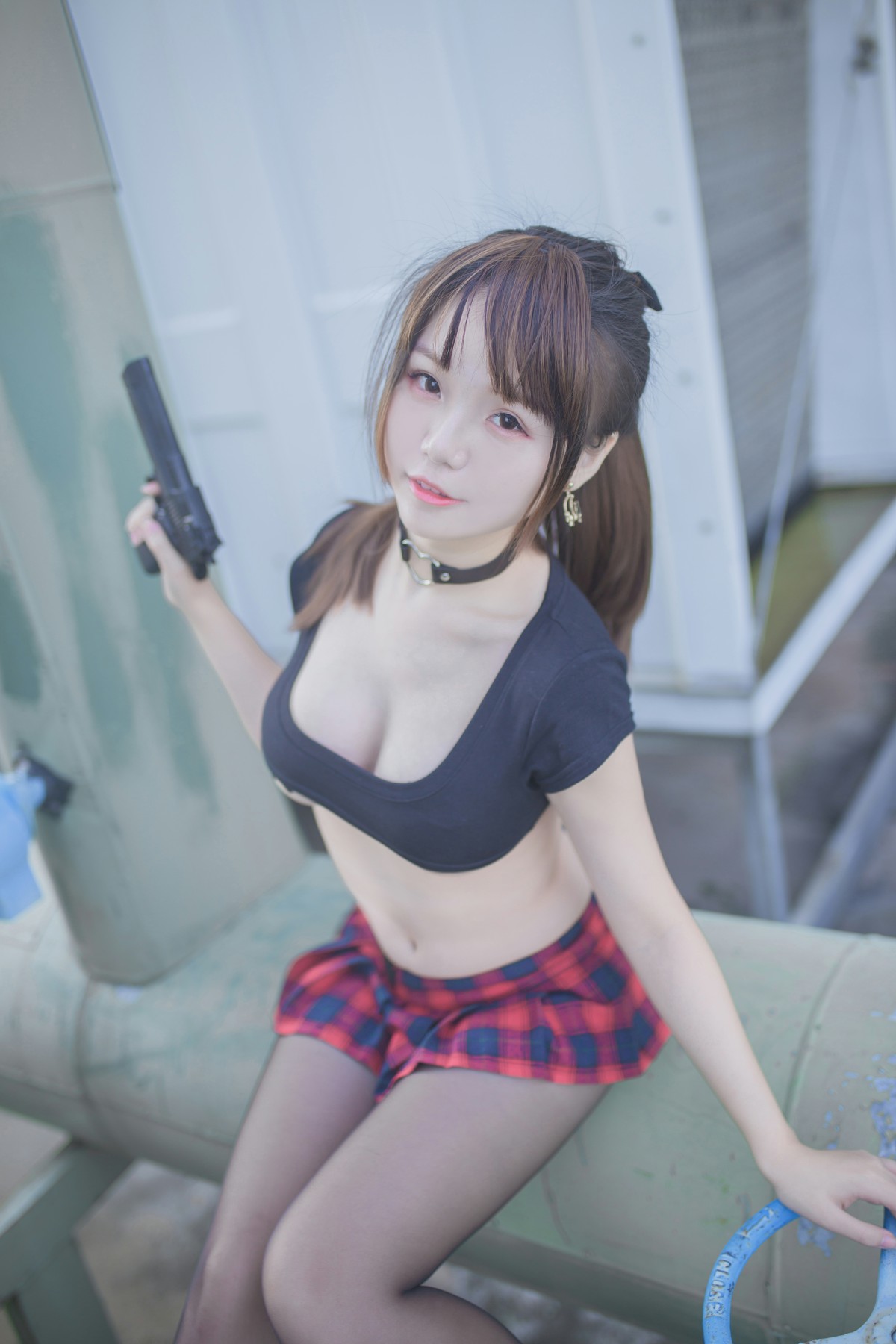 图片[13]-性感人气COSER Yoko宅夏Cos – 红色格子 – COSPLAY-瞬颜部落