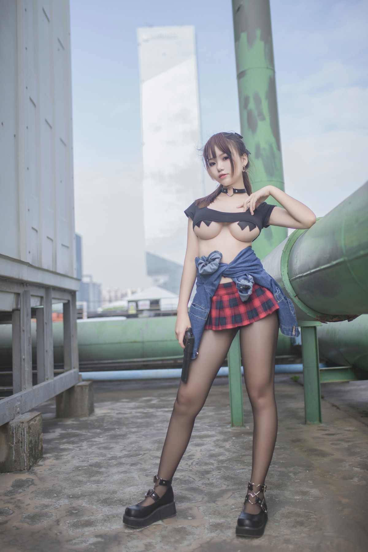 图片[23]-性感人气COSER Yoko宅夏Cos – 红色格子 – COSPLAY-瞬颜部落