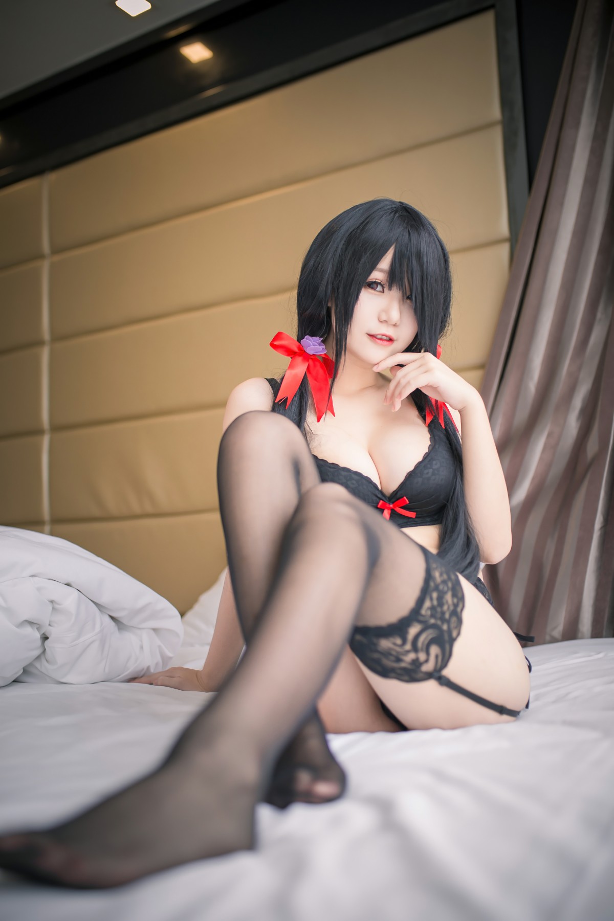 图片[3]-性感人气COSER Yoko宅夏Cos – 狂三内衣 – COSPLAY-瞬颜部落