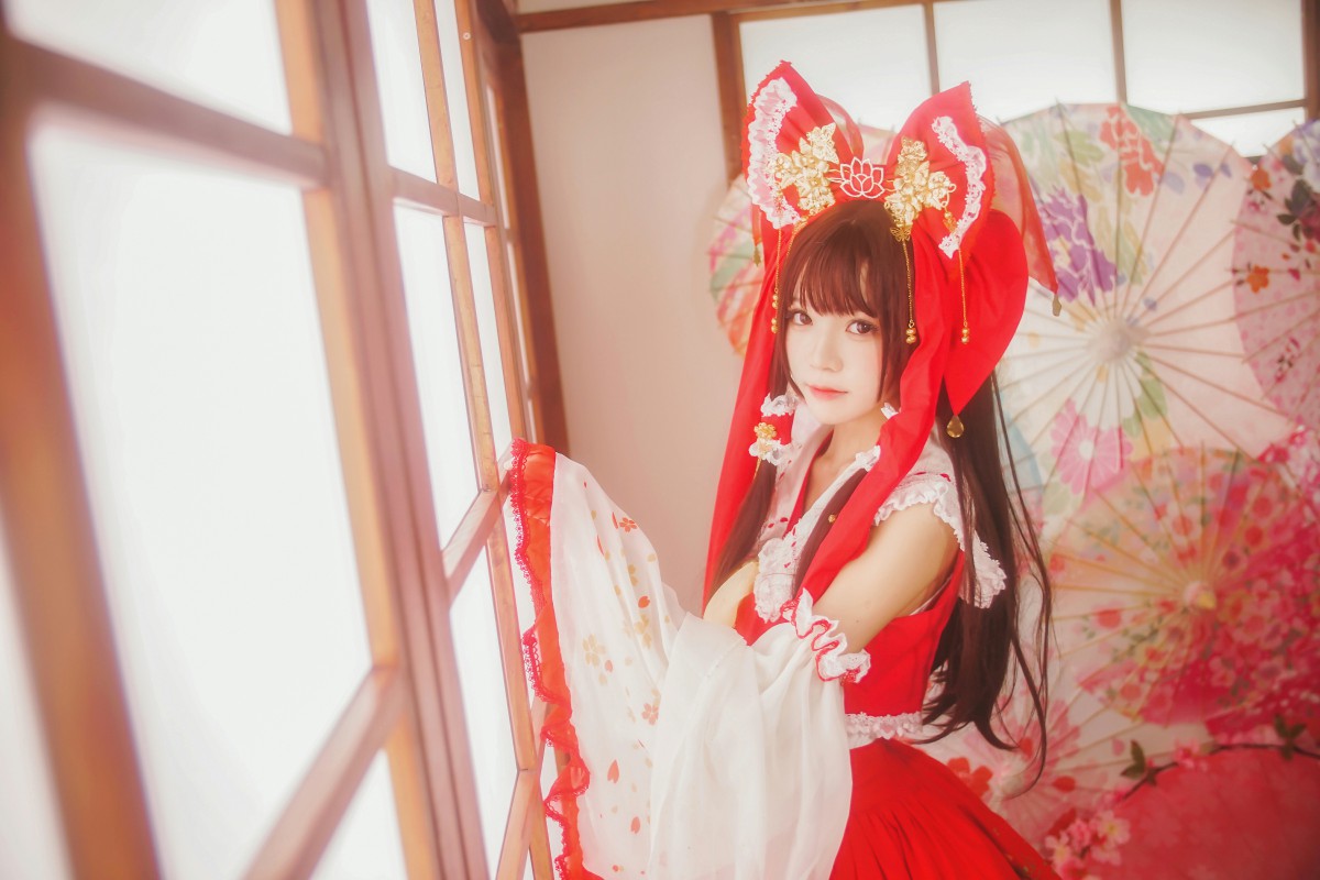 图片[5]-萝莉风COS 桜桃喵 – 灵梦 新年快乐 – COSPLAY-瞬颜部落