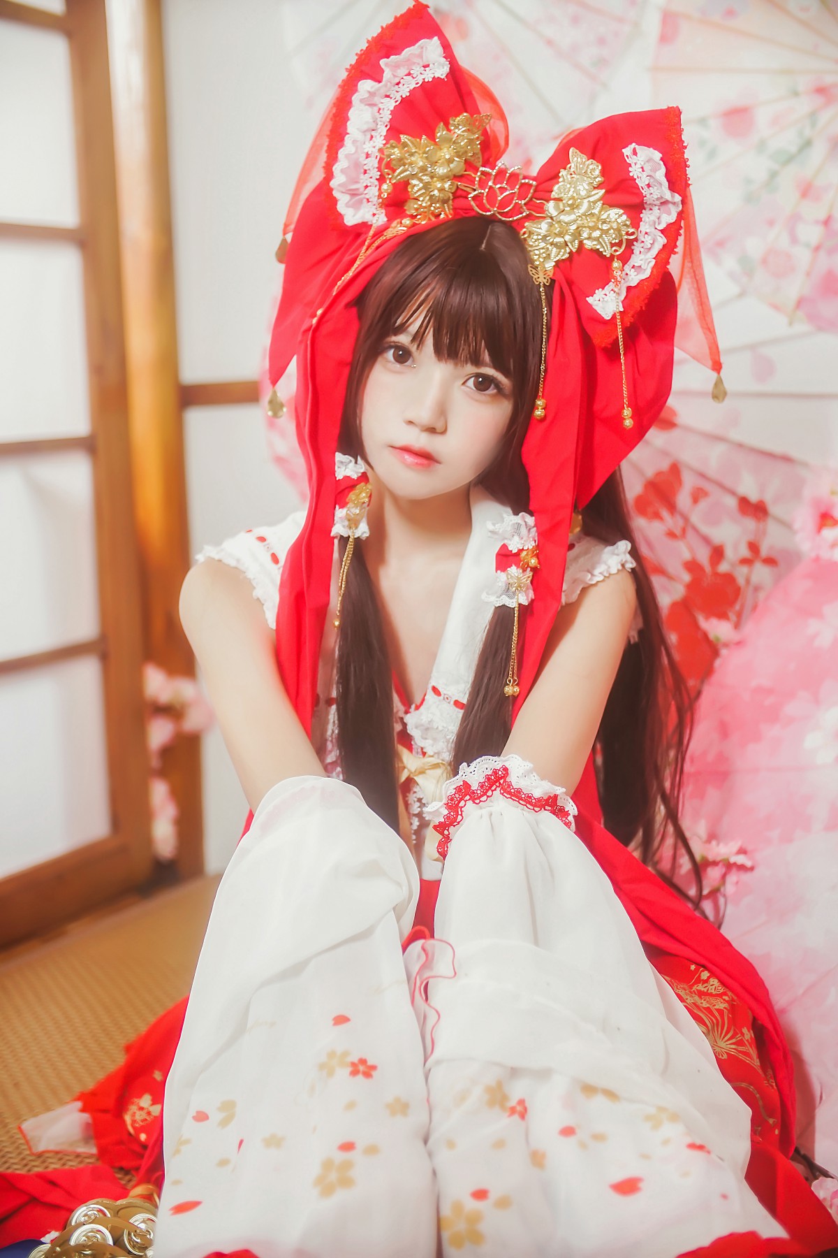 图片[15]-萝莉风COS 桜桃喵 – 灵梦 新年快乐 – COSPLAY-瞬颜部落