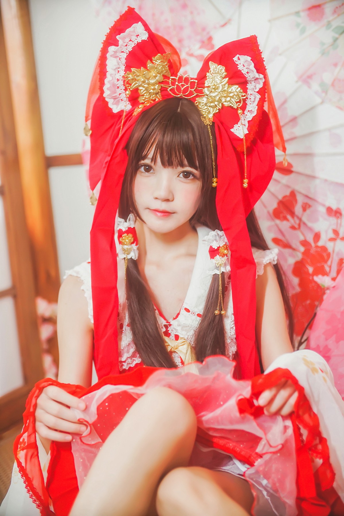 图片[16]-萝莉风COS 桜桃喵 – 灵梦 新年快乐 – COSPLAY-瞬颜部落