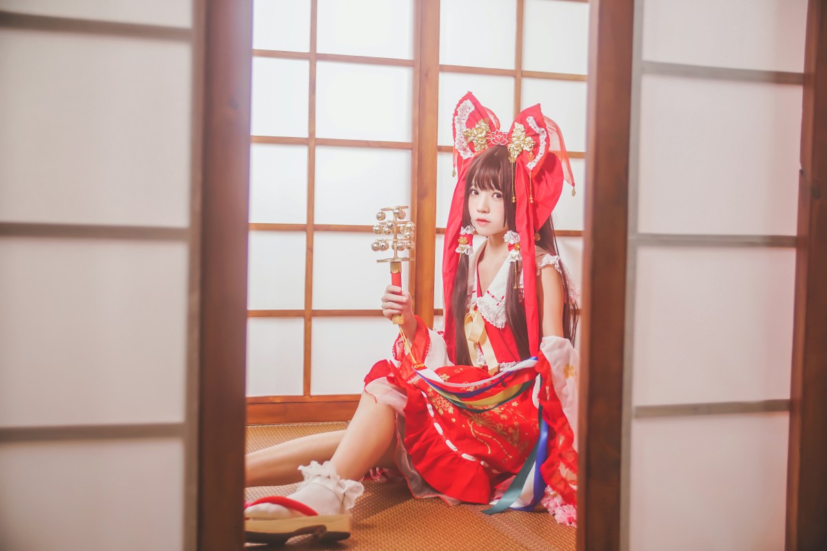图片[19]-萝莉风COS 桜桃喵 – 灵梦 新年快乐 – COSPLAY-瞬颜部落