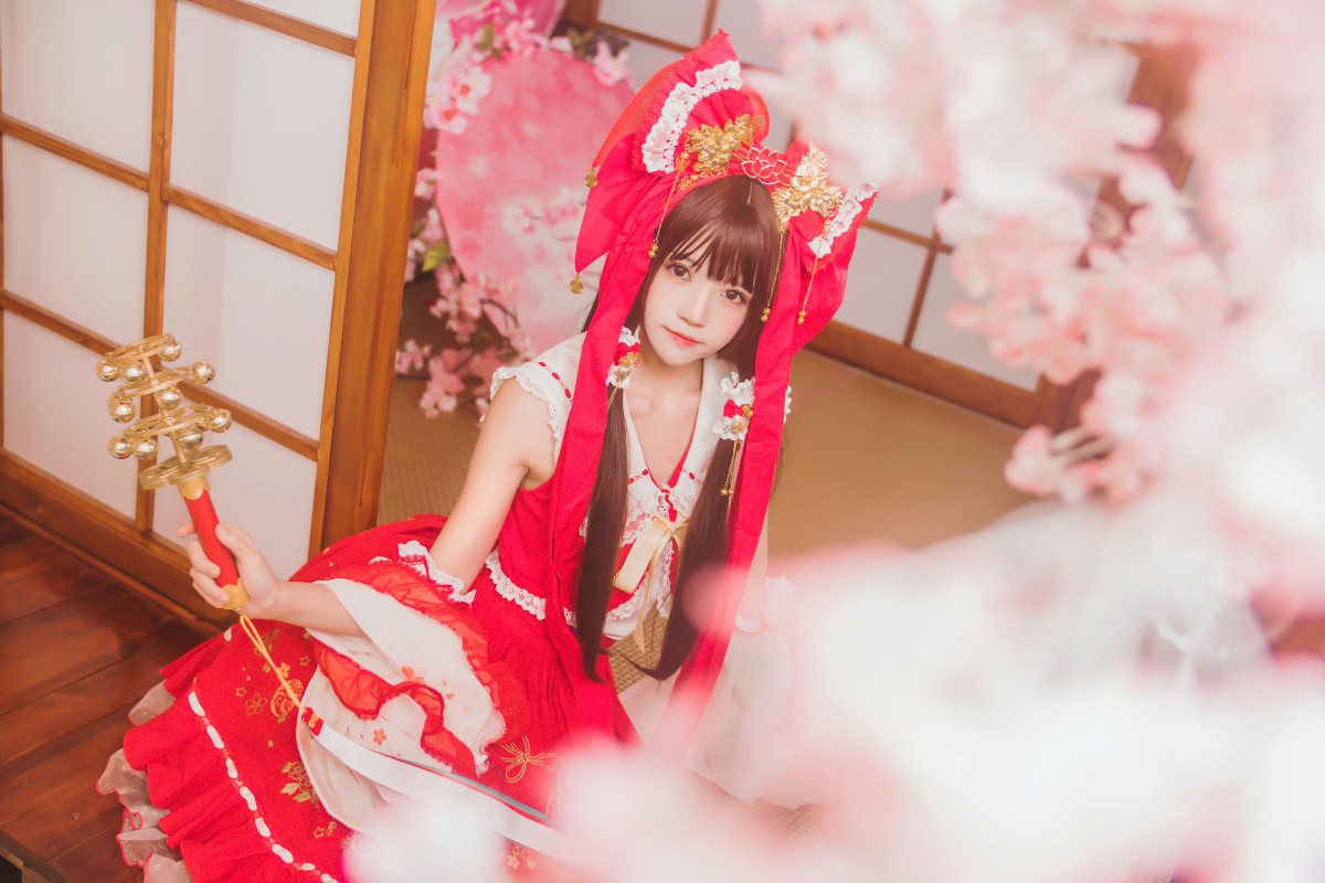 图片[22]-萝莉风COS 桜桃喵 – 灵梦 新年快乐 – COSPLAY-瞬颜部落