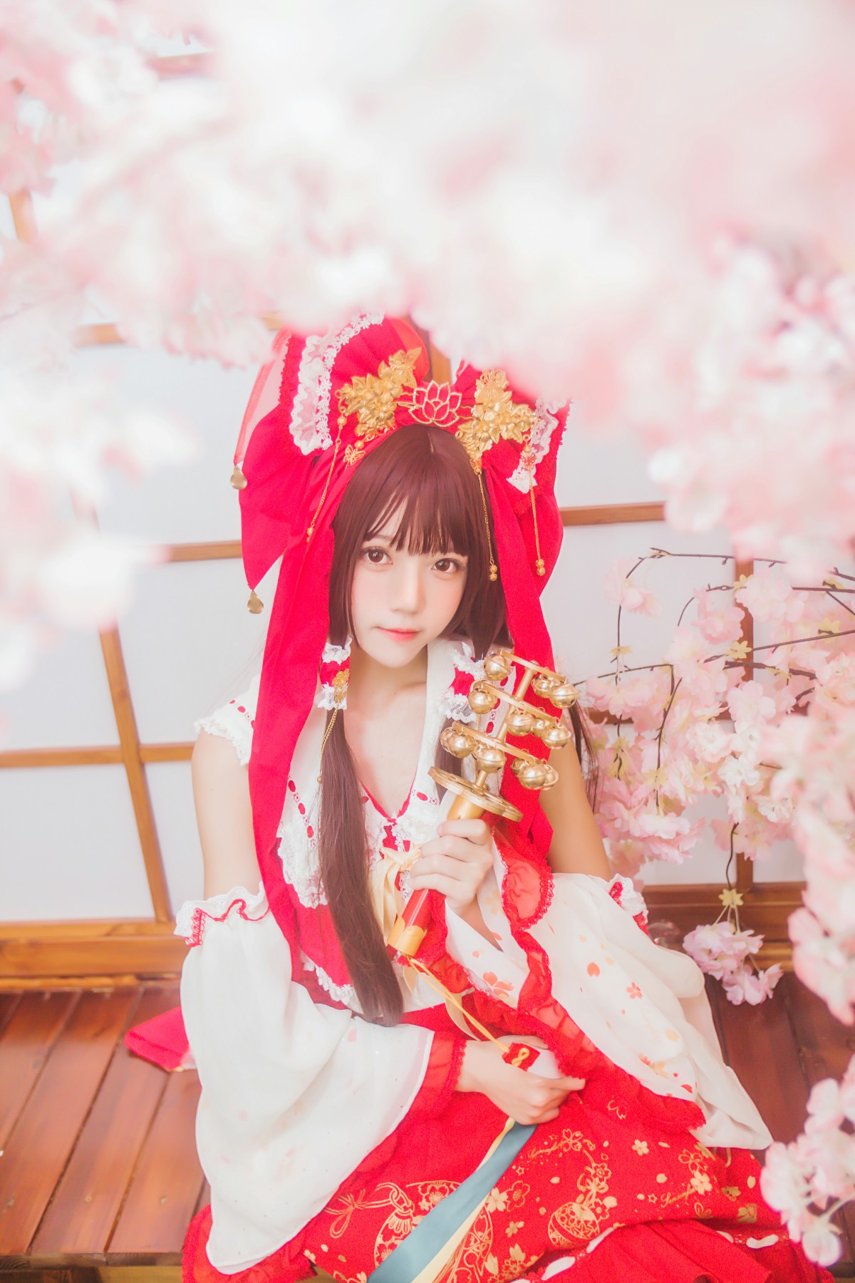 图片[30]-萝莉风COS 桜桃喵 – 灵梦 新年快乐 – COSPLAY-瞬颜部落