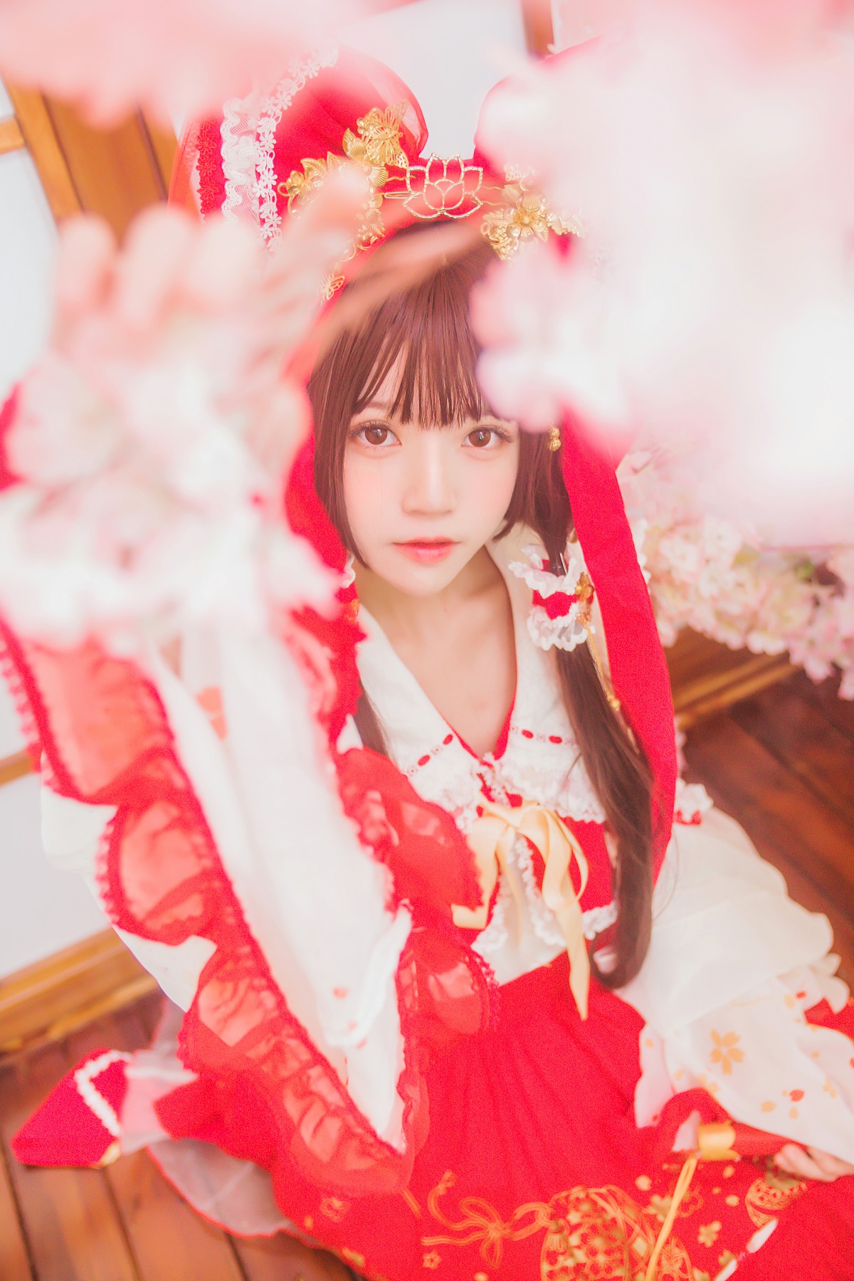 图片[31]-萝莉风COS 桜桃喵 – 灵梦 新年快乐 – COSPLAY-瞬颜部落