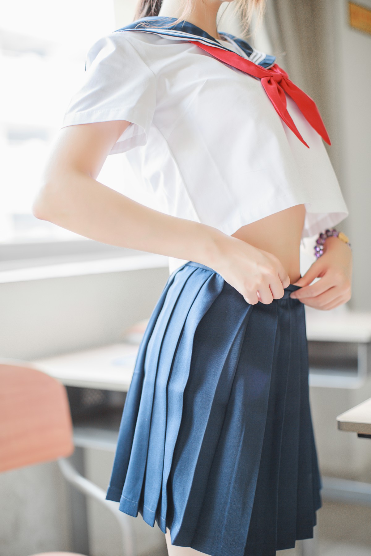 COS美女 疯猫ss – 同桌的水手服 – COSPLAY-瞬颜部落