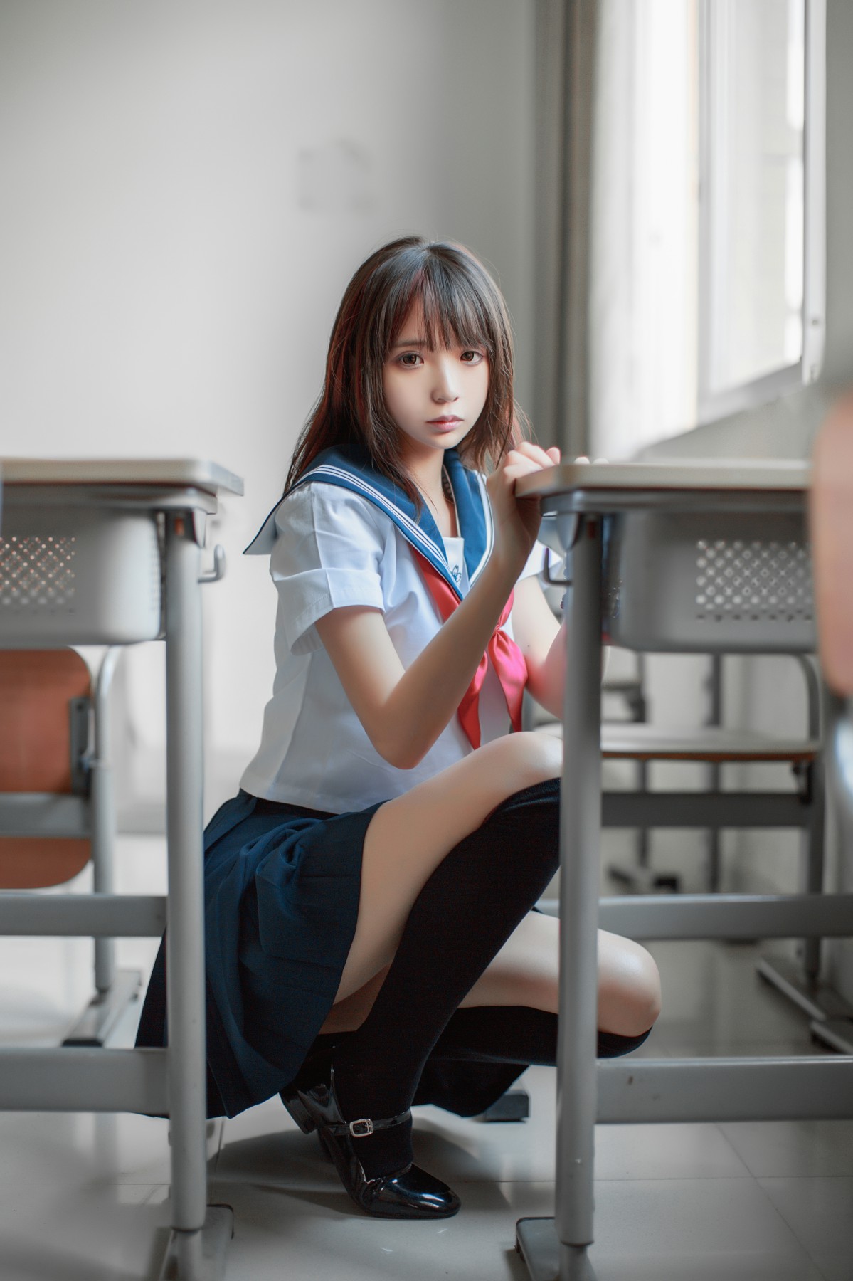 图片[5]-COS美女 疯猫ss – 同桌的水手服 – COSPLAY-瞬颜部落